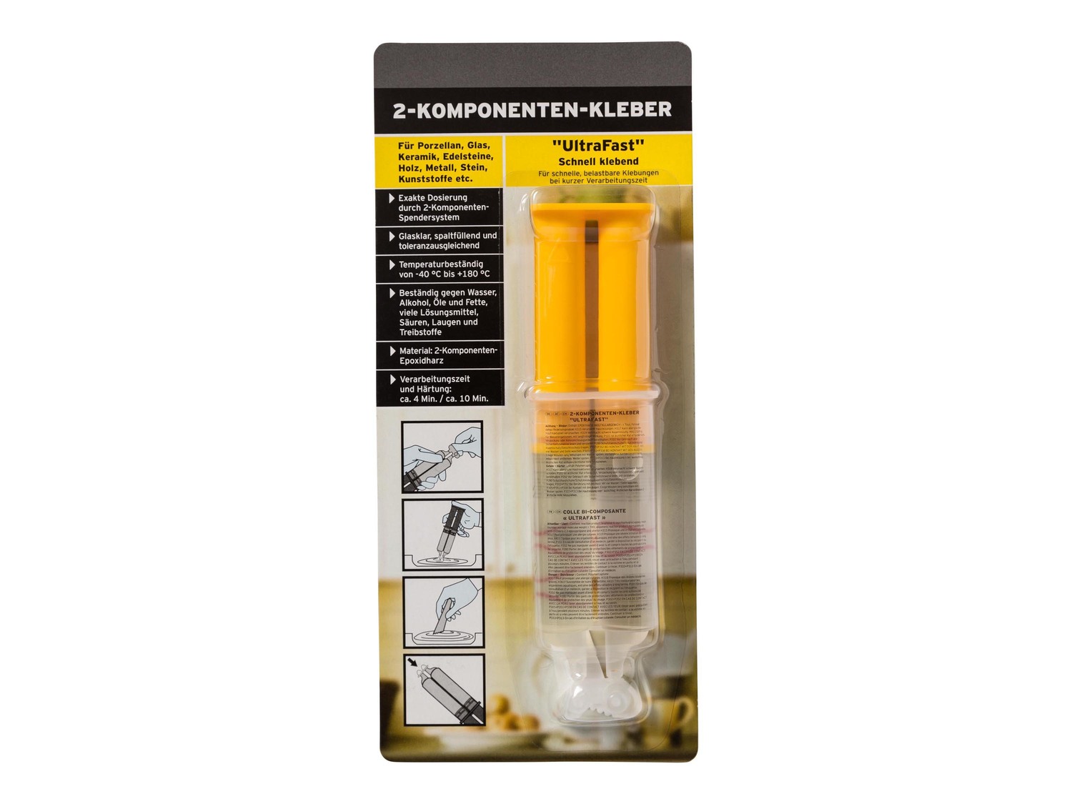 Colla bicomponente , prezzo 2.99 €
- "SuperStrong" ...