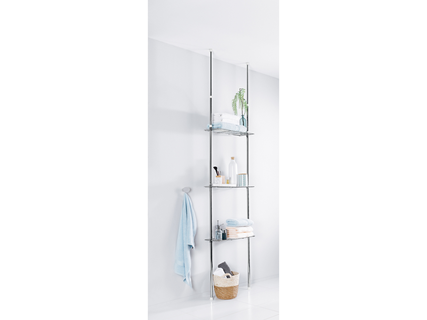 Portaoggetti telescopico per bagno Livarno Living, prezzo 19.99 €
- ...