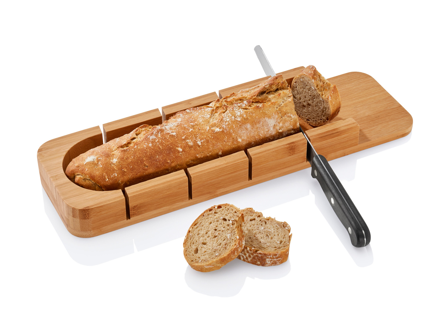 Tagliere in bambù Ernesto, prezzo 6.99 €
- Tagliapane: 40 x 12 cm
- ...