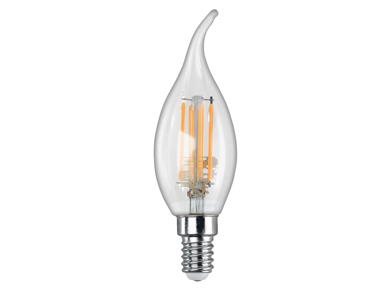 Lampadina LED 4,8W a filamento Livarno Lux, prezzo 1.99 €
Dati tecnici:
- ...