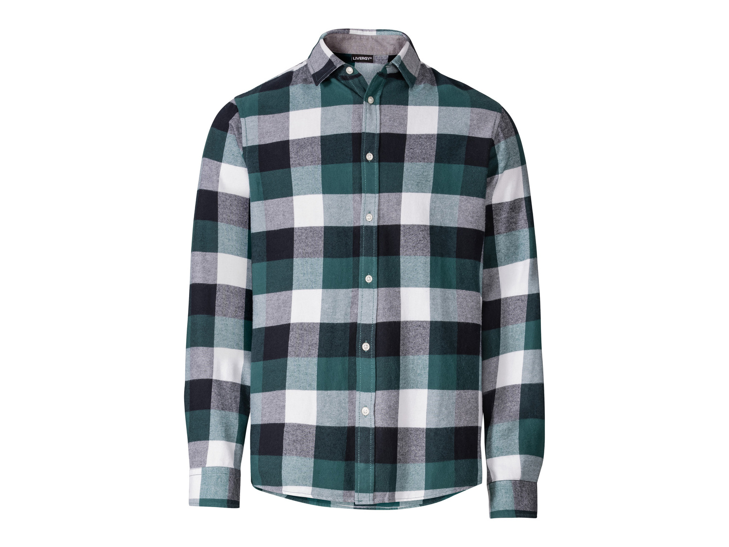 Camicia in flanella da uomo Livergy, prezzo 9.99 €
Misure: S-XL
- Oeko tex NEW
