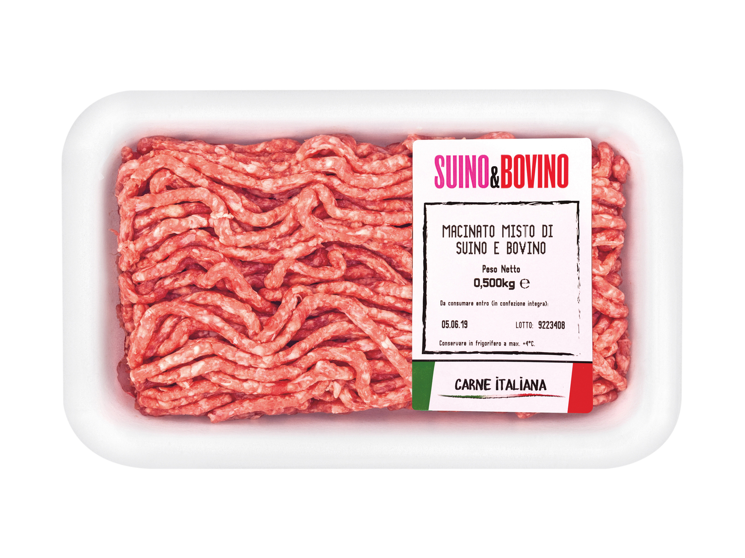 Macinato misto di suino e bovino , le prix 2.39 €
- Per la preparazione ...