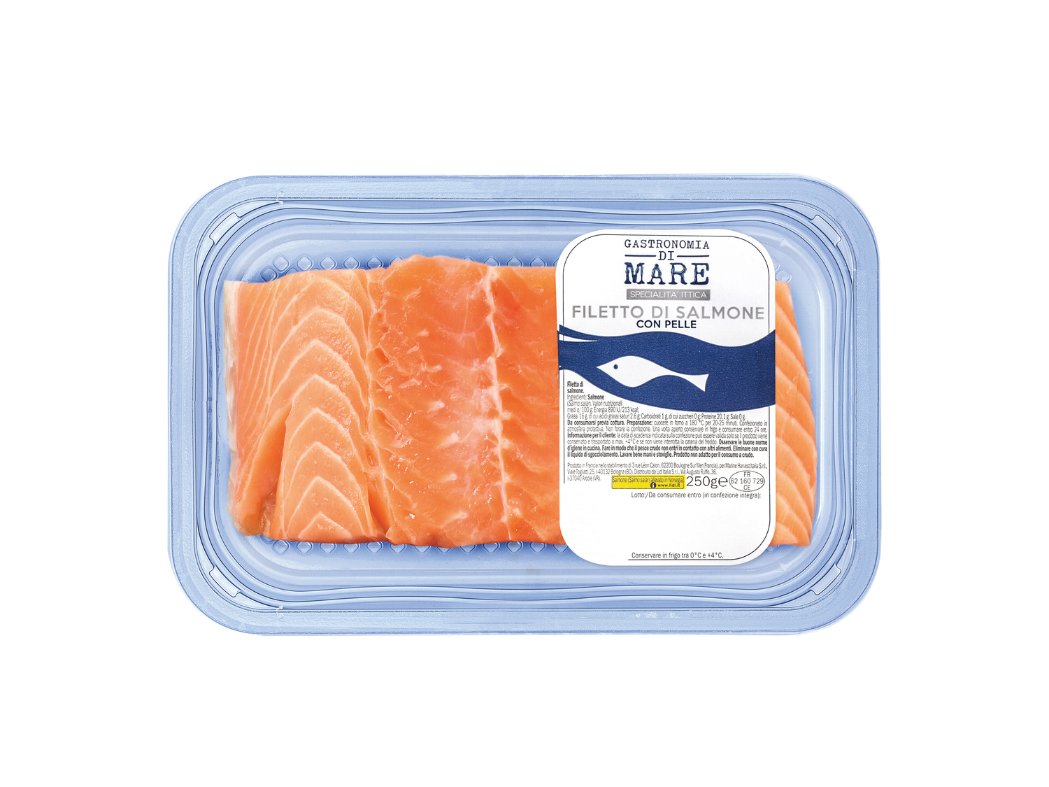 Filetto di salmone con pelle , le prix 3.99 €