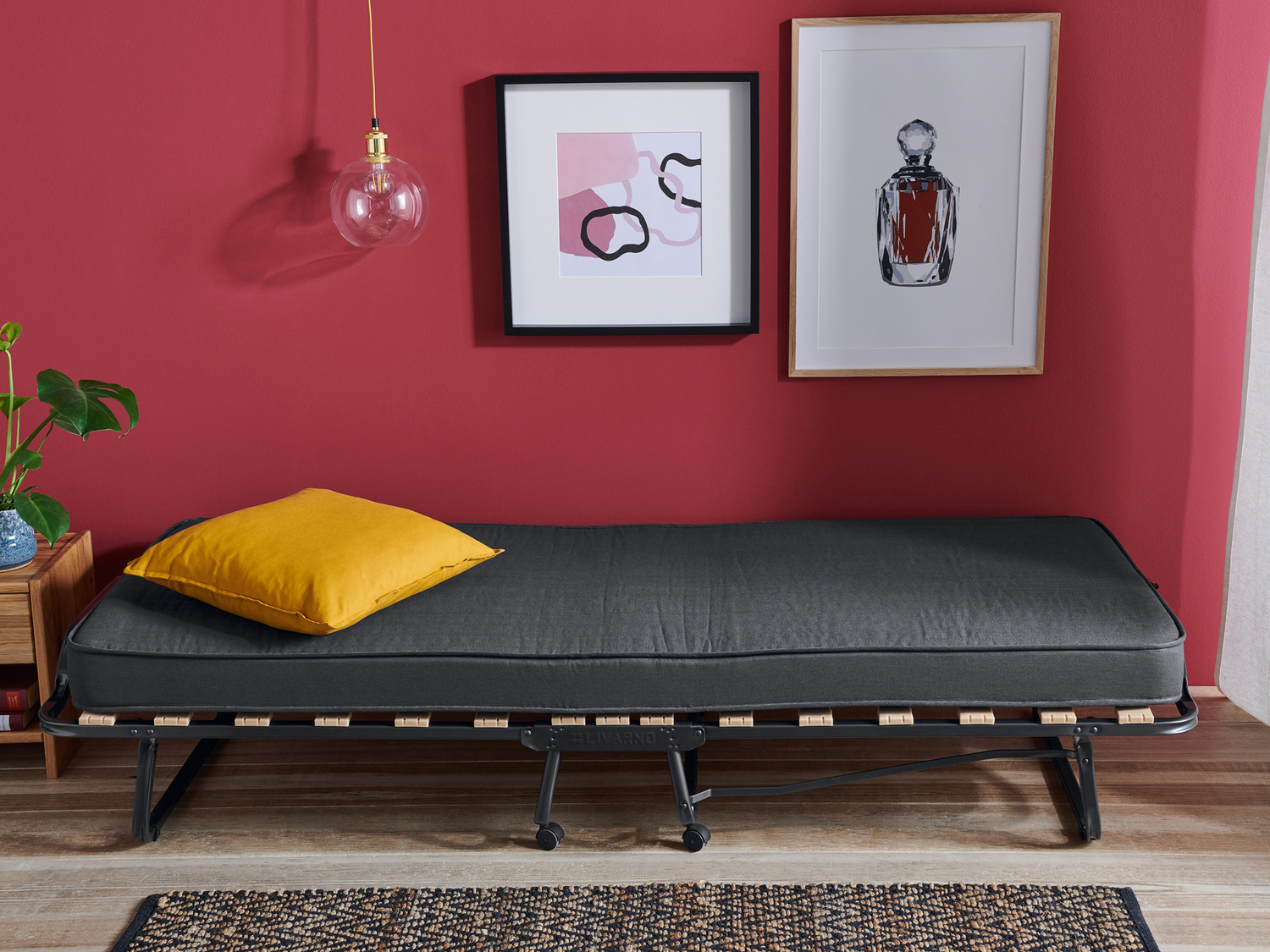 Letto pieghevole per ospiti Livarno Living, le prix 59.00 €
- Rete con ...
