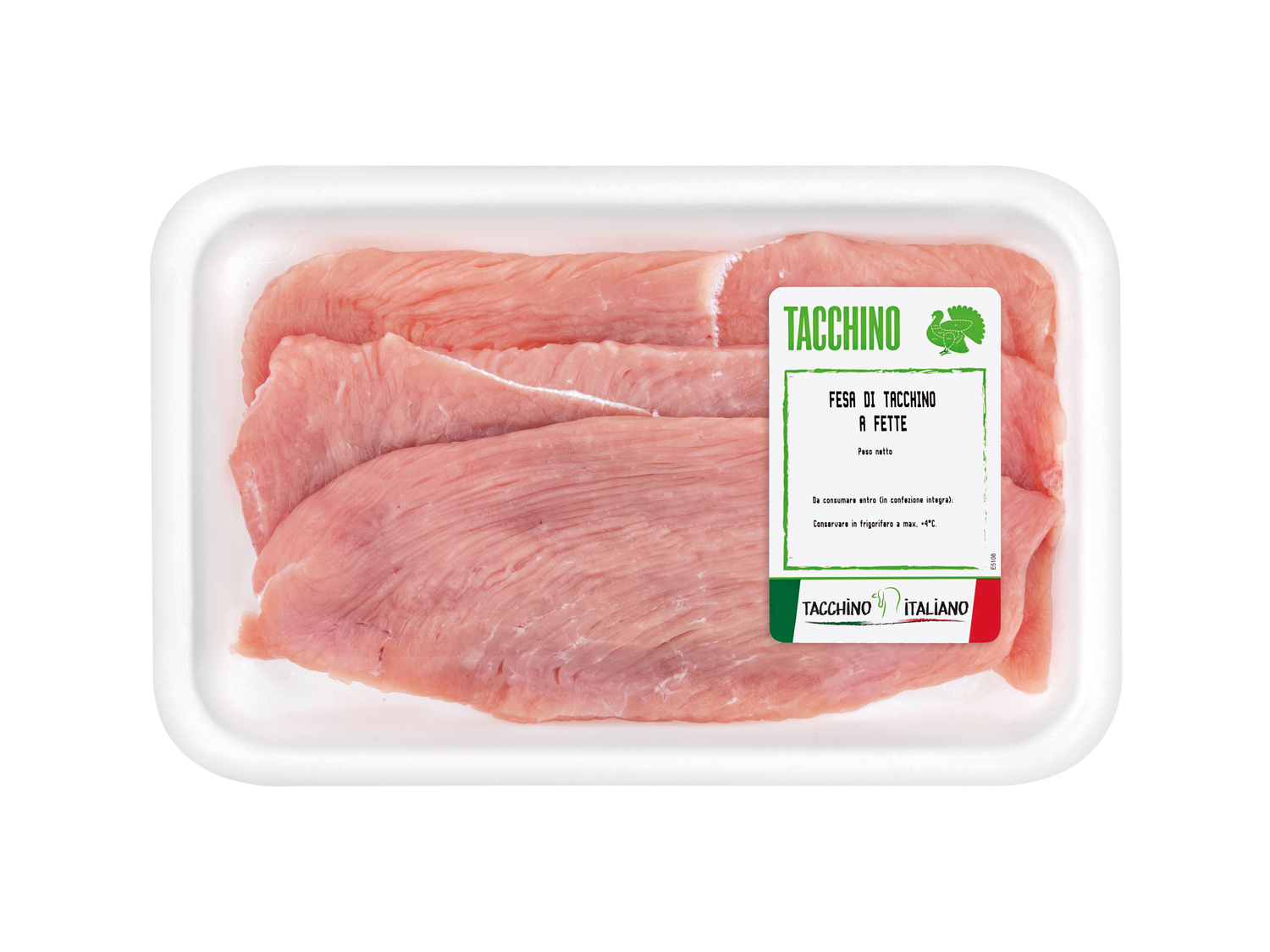Fesa di tacchino a fette , le prix 3.19 €
- Per secondi piatti leggeri ...