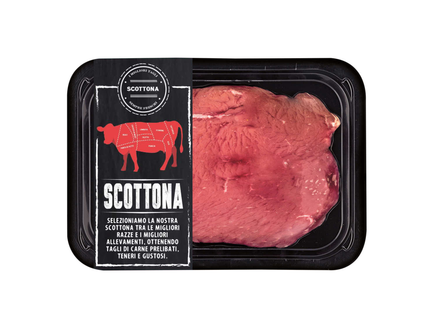 Tagliata di Scottona , le prix 11.99 €
SCONTO ALLA CASSA
- Tenera e ...