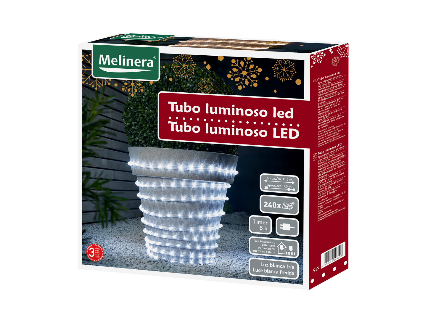 Tubo luminoso LED Melinera, le prix 14.99 €
- Per interni ed esterni
- ...