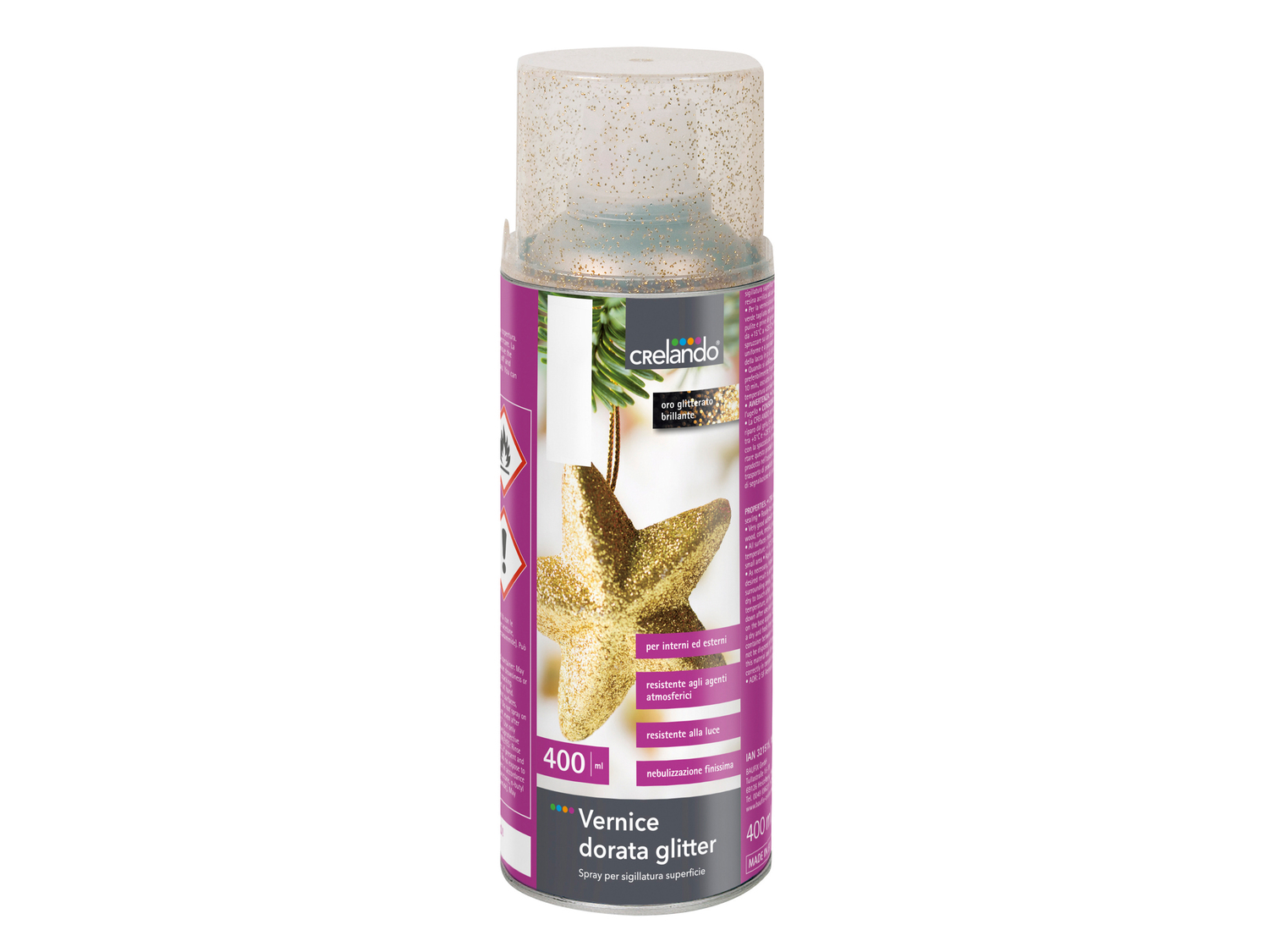 Vernice spray per decorazioni Crelando, le prix 3.99 €
- Per interni ...