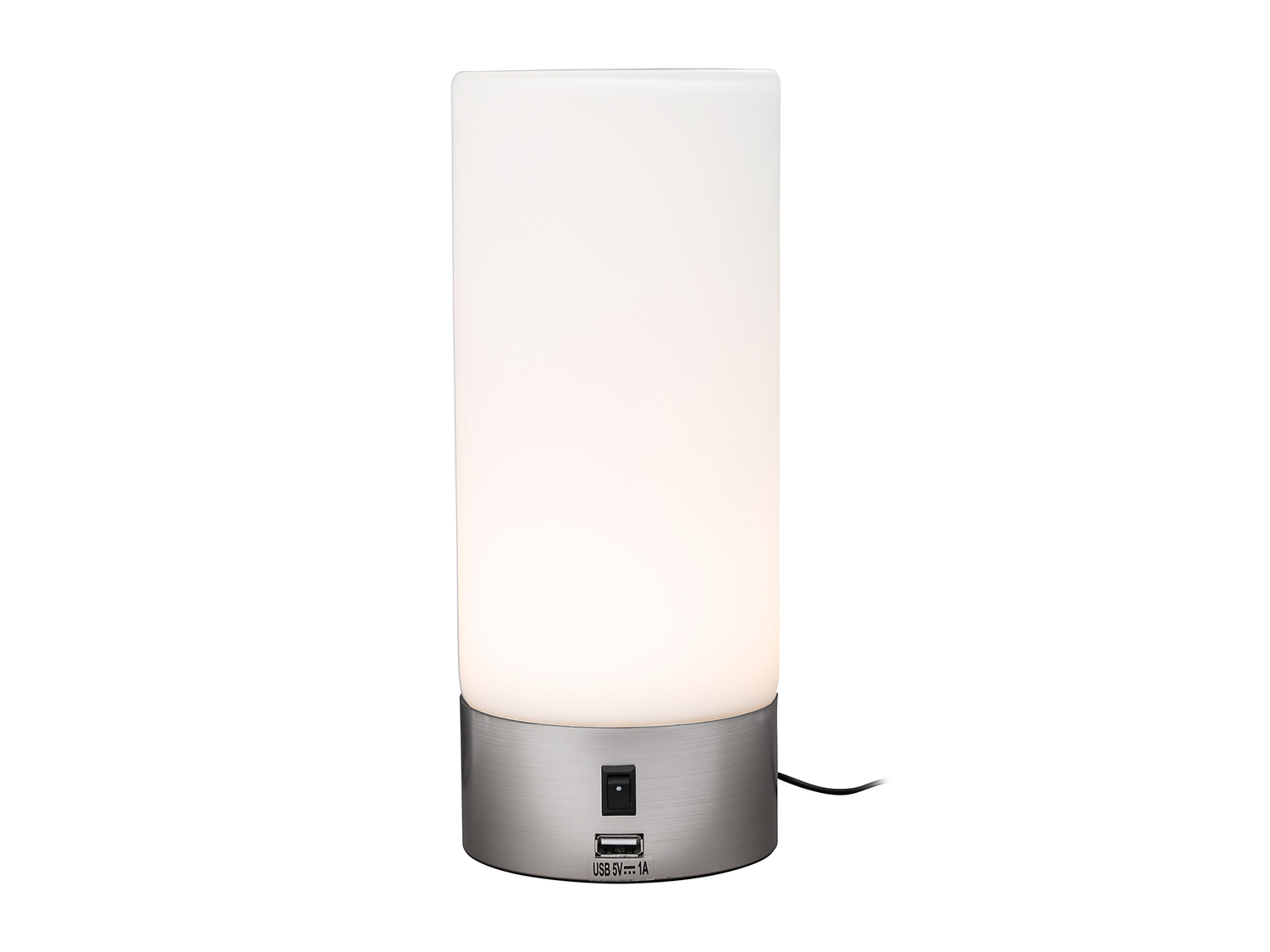 Lampada LED da tavolo con porta USB Livarno Lux, le prix 14.99 €
- Paralume ...