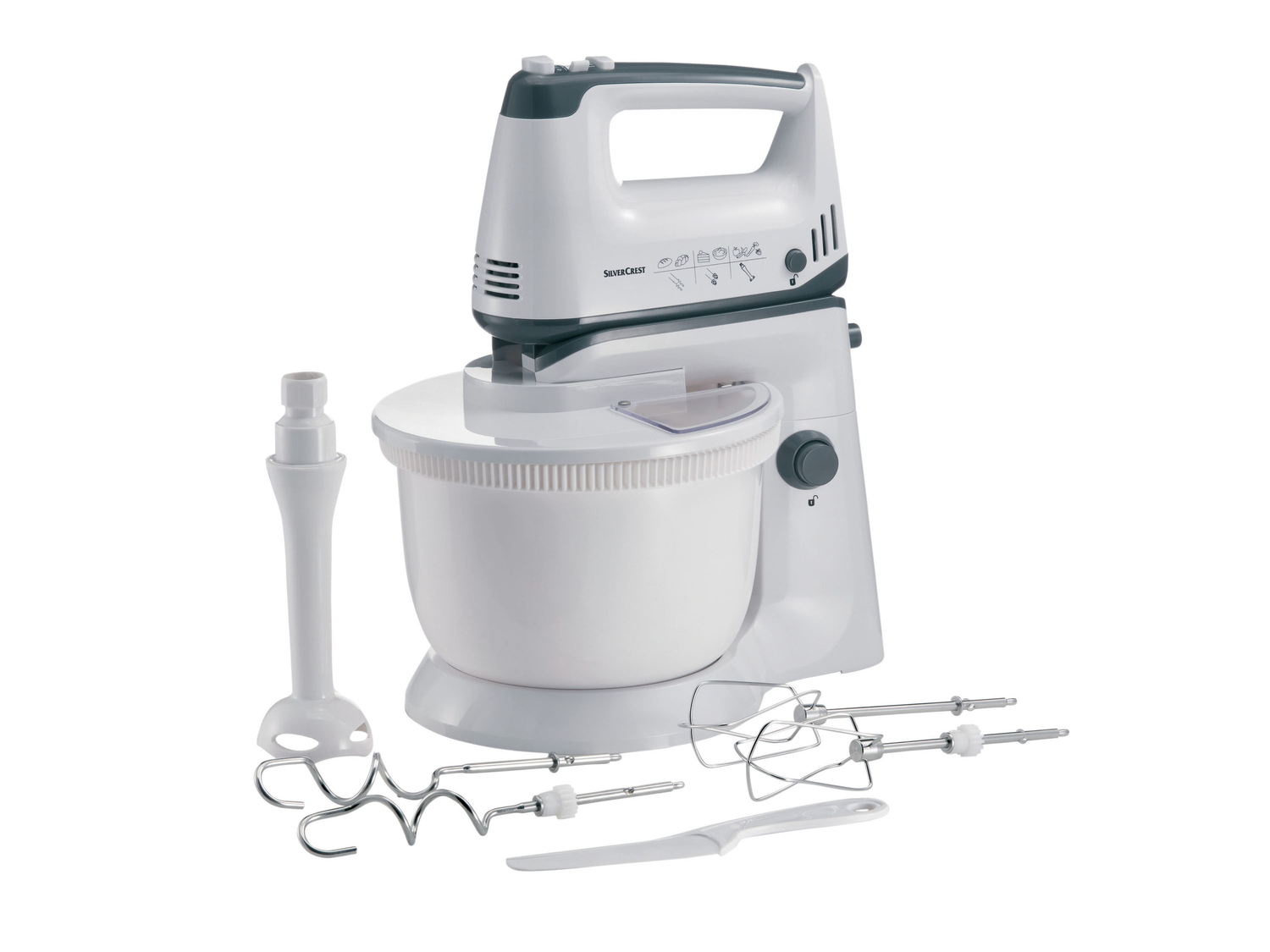 Sbattitore multifunzione con ciotola Silvercrest Kitchen Tools, le prix 24.99 € ...