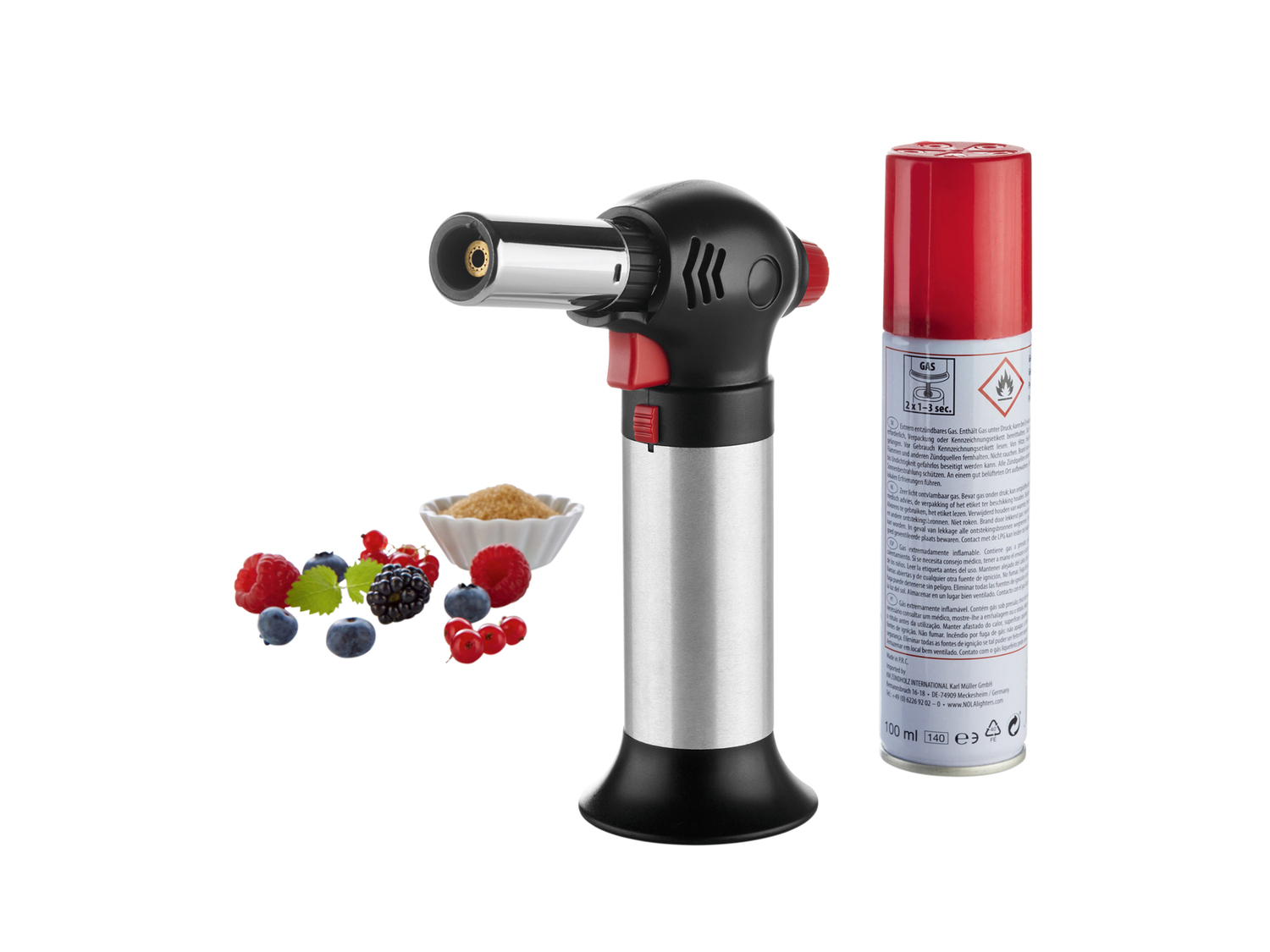 Fiammeggiatore da cucina Ernesto, le prix 9.99 €
- Ideale per caramellare, ...