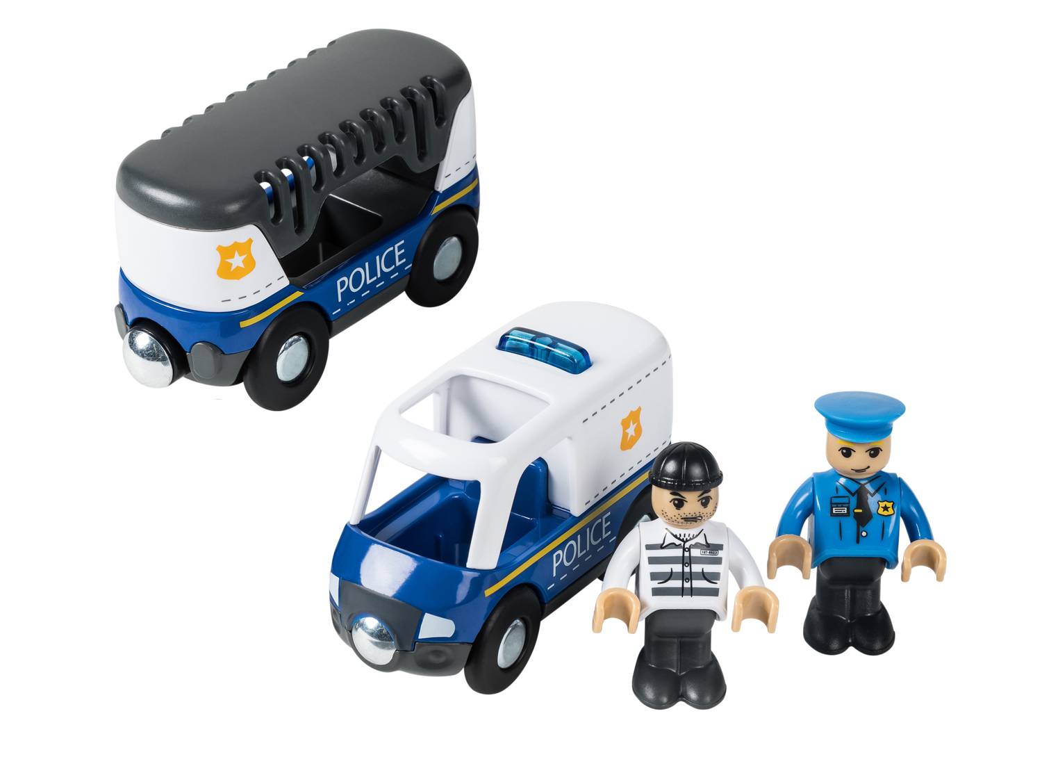Set veicoli di emergenza per gioco pista in legno , le prix 8.99 €
- ...