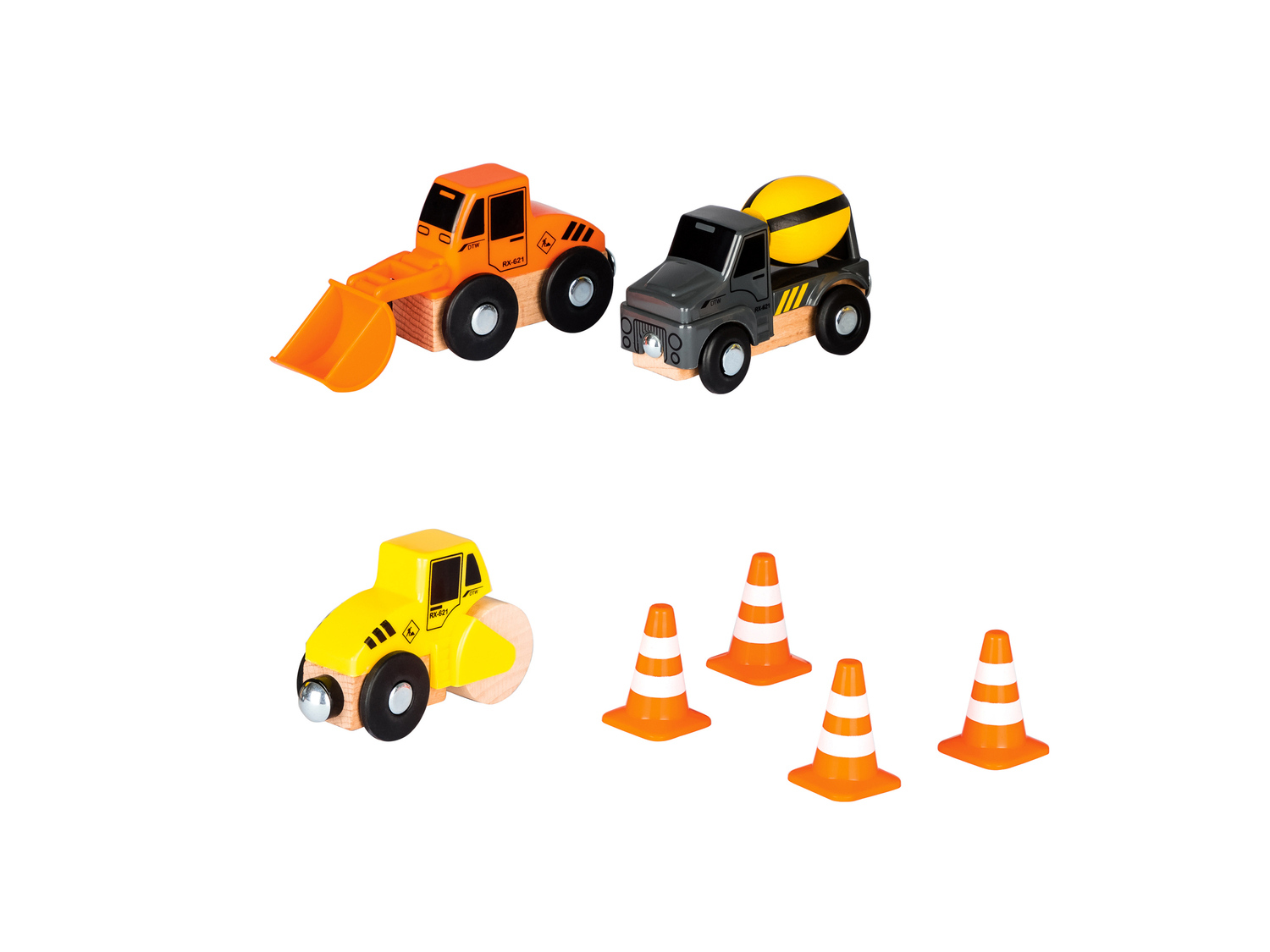 Set veicoli per gioco pista in legno , le prix 3.99 €
- Età ...