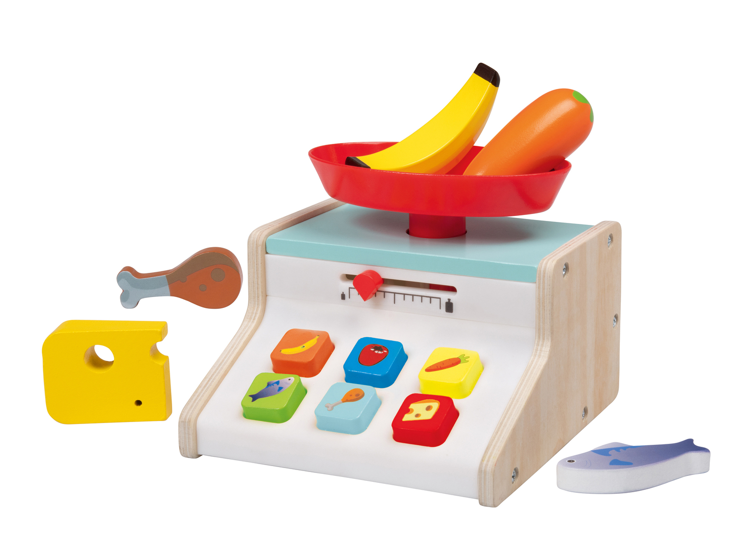 Gioco cassa, bilancia o cassetta alimentare in legno , le prix 9.99 € ...