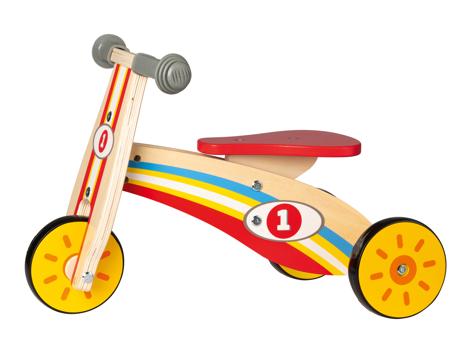 Triciclo senza pedali, cavallo a dondolo o carrello in legno , le prix 24.99 € ...