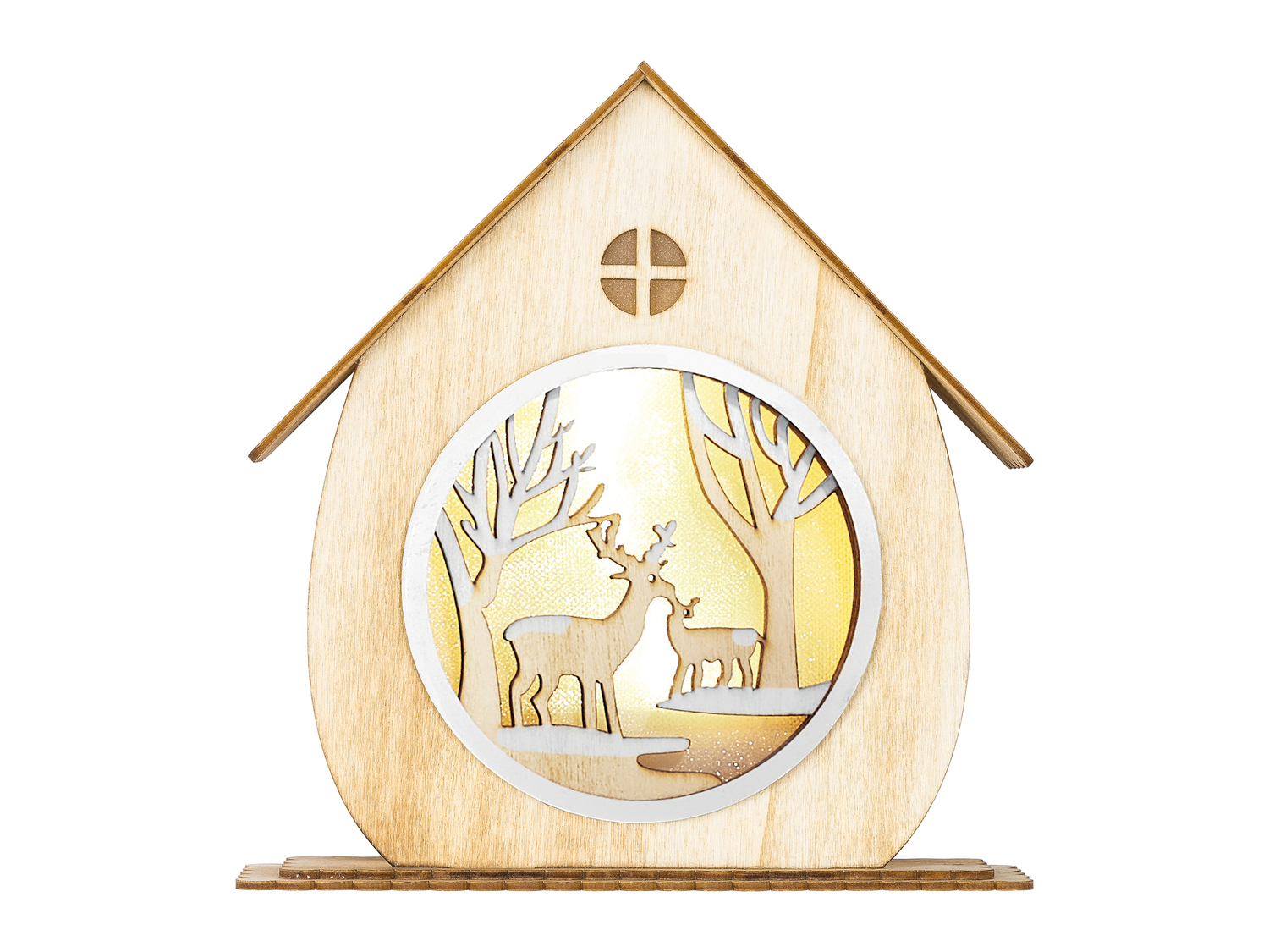 Decorazioni natalizie in legno con LED Melinera, le prix 6.99 €
- Funzionamento ...