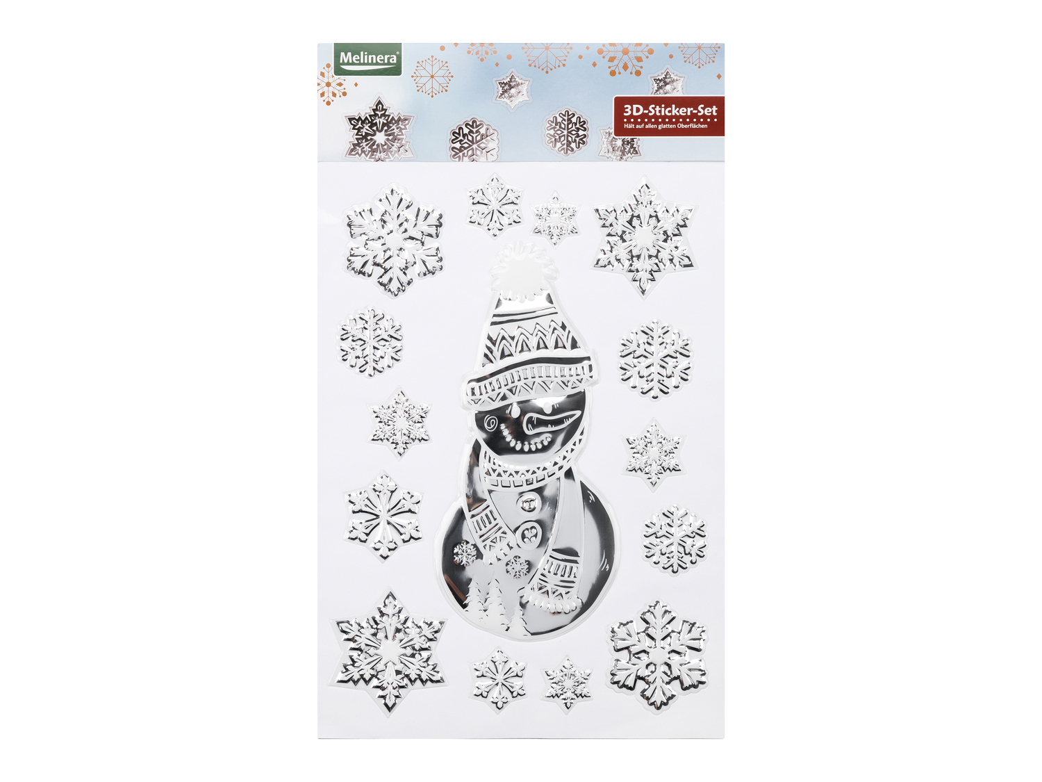 Adesivi natalizi 3D Melinera, prezzo 2.49 €
- Dimensioni del foglio: ...