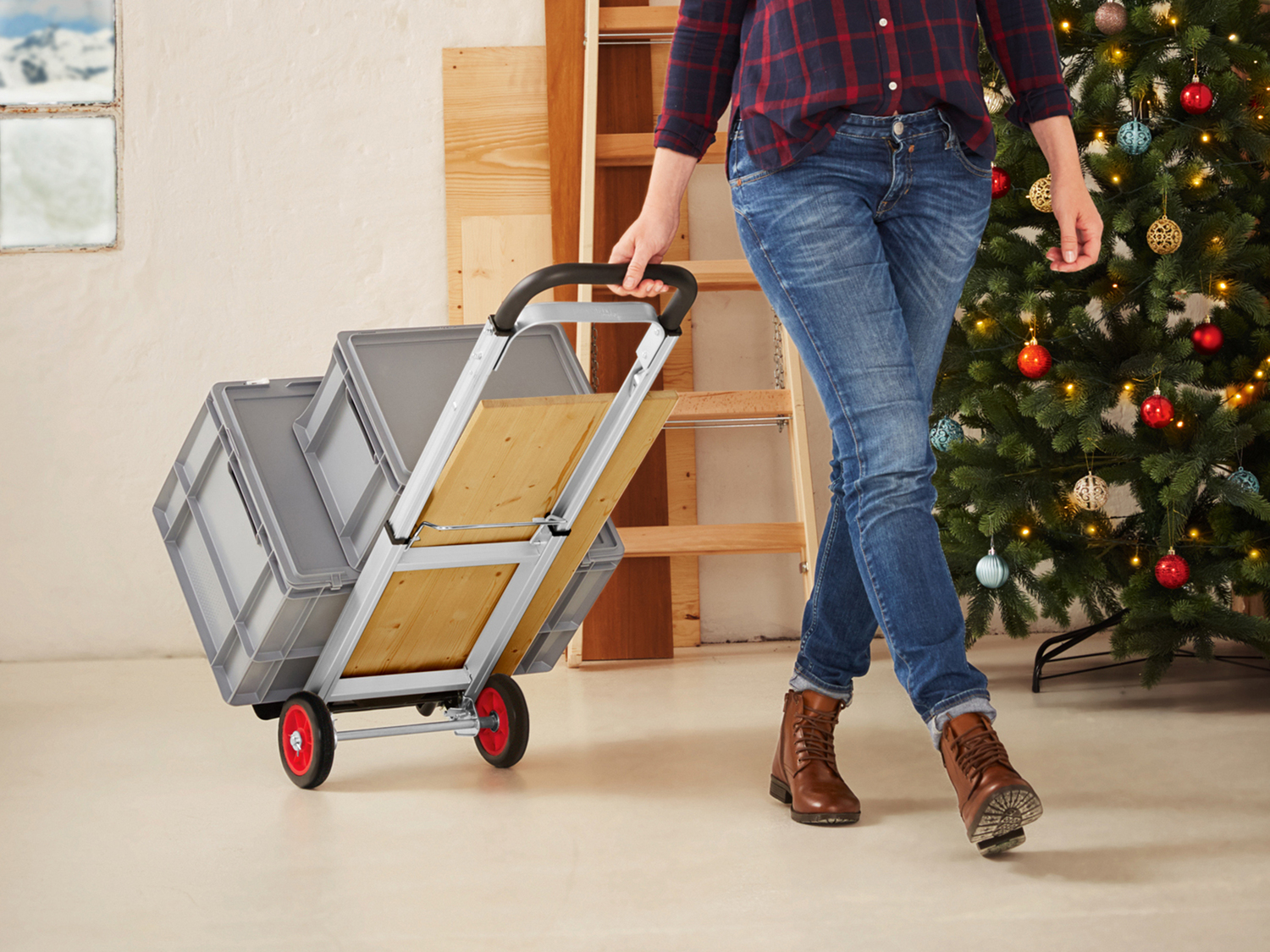 Carrello pieghevole Powerfix, prezzo 17.99 €
- Portata max: 100 kg
- Dimensioni: ...