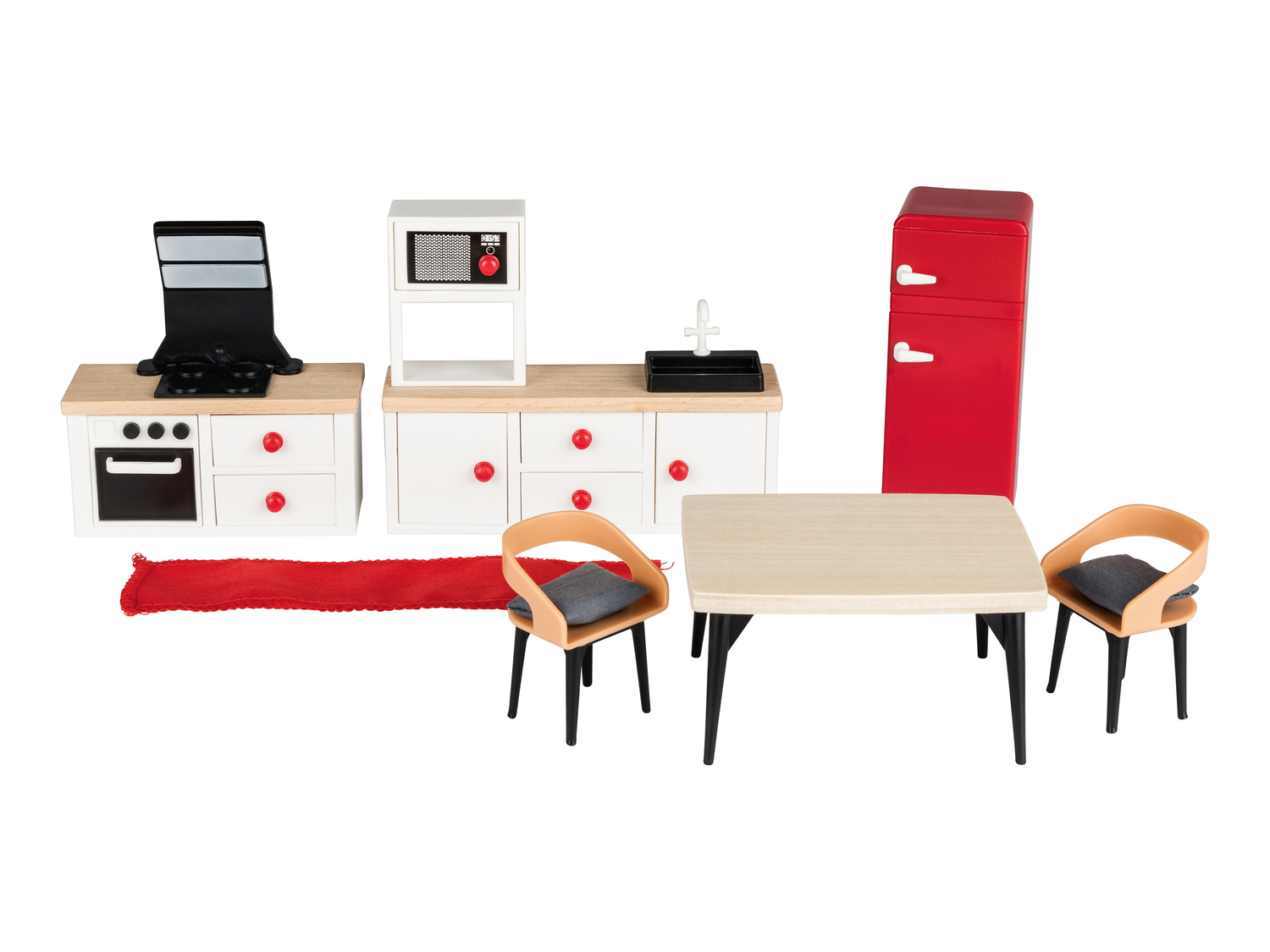 Set mobili in miniatura o set personaggi per casa bambole Playtive Junior, prezzo ...