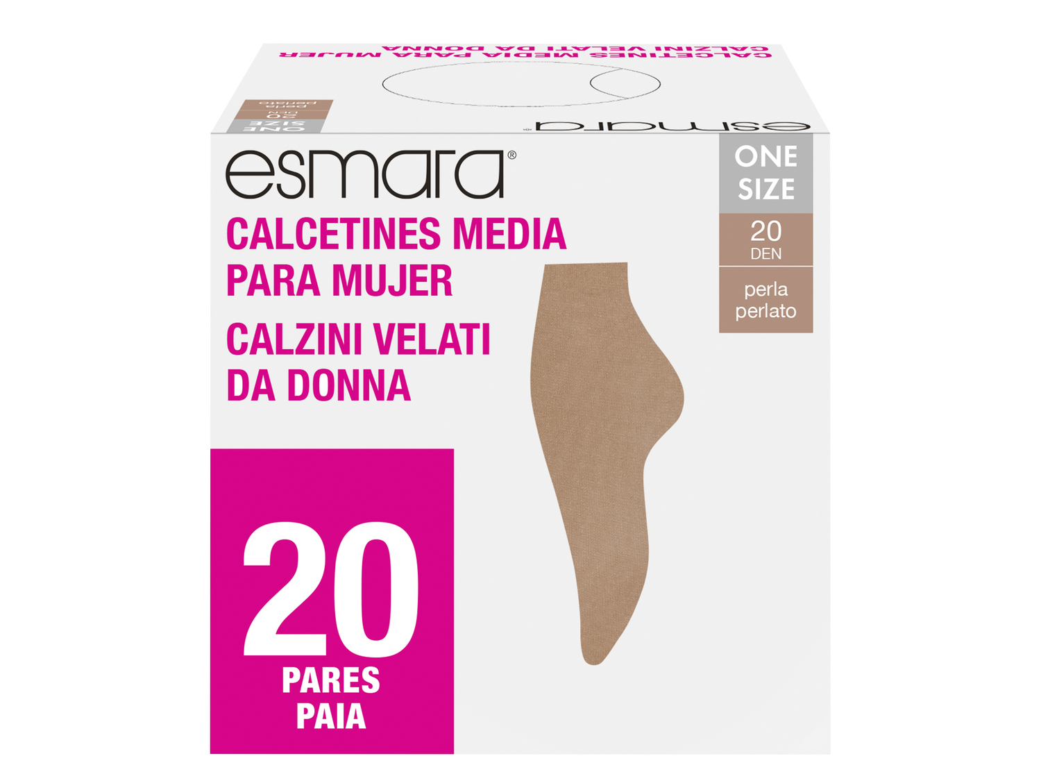 Calzini da donna, 20 DEN Esmara, prezzo 4.99 €
20 paia, Taglia unica
Caratteristiche
- ...