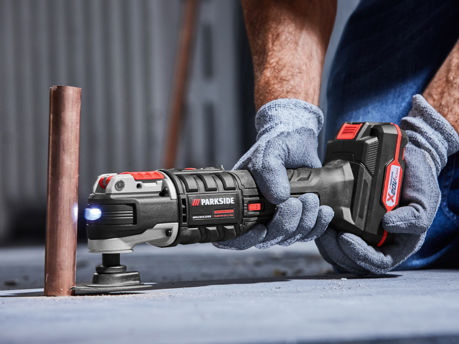 Elettroutensile multiuso ricaricabile , Parkside Performance Brushless PAMFWP 20-Li ...