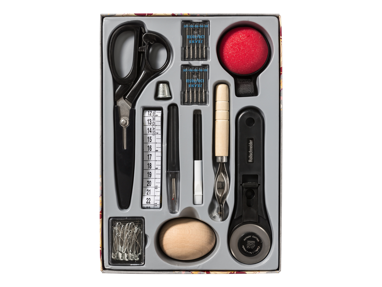 Filo da cucito o set per taglio e cucito Crelando, prezzo 9.99 €
60 o 111 pezzi
Caratteristiche ...