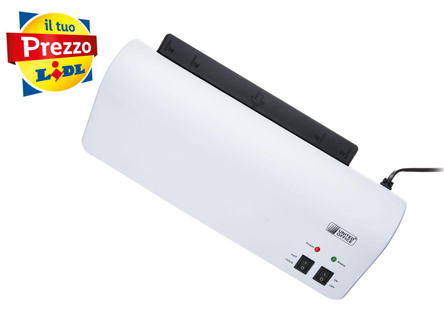 Plastificatore A4 United Office, prezzo 14.99 €
- Per plastificare a ...