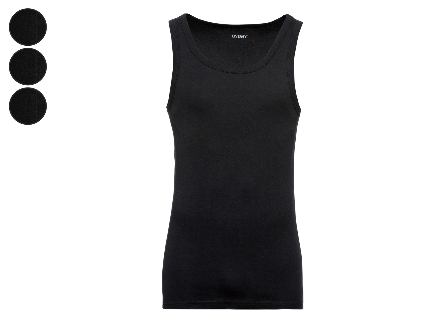 Canotta da uomo Livergy, prezzo 8.99 €
3 pezzi - Misure: M-XL
- Puro ...