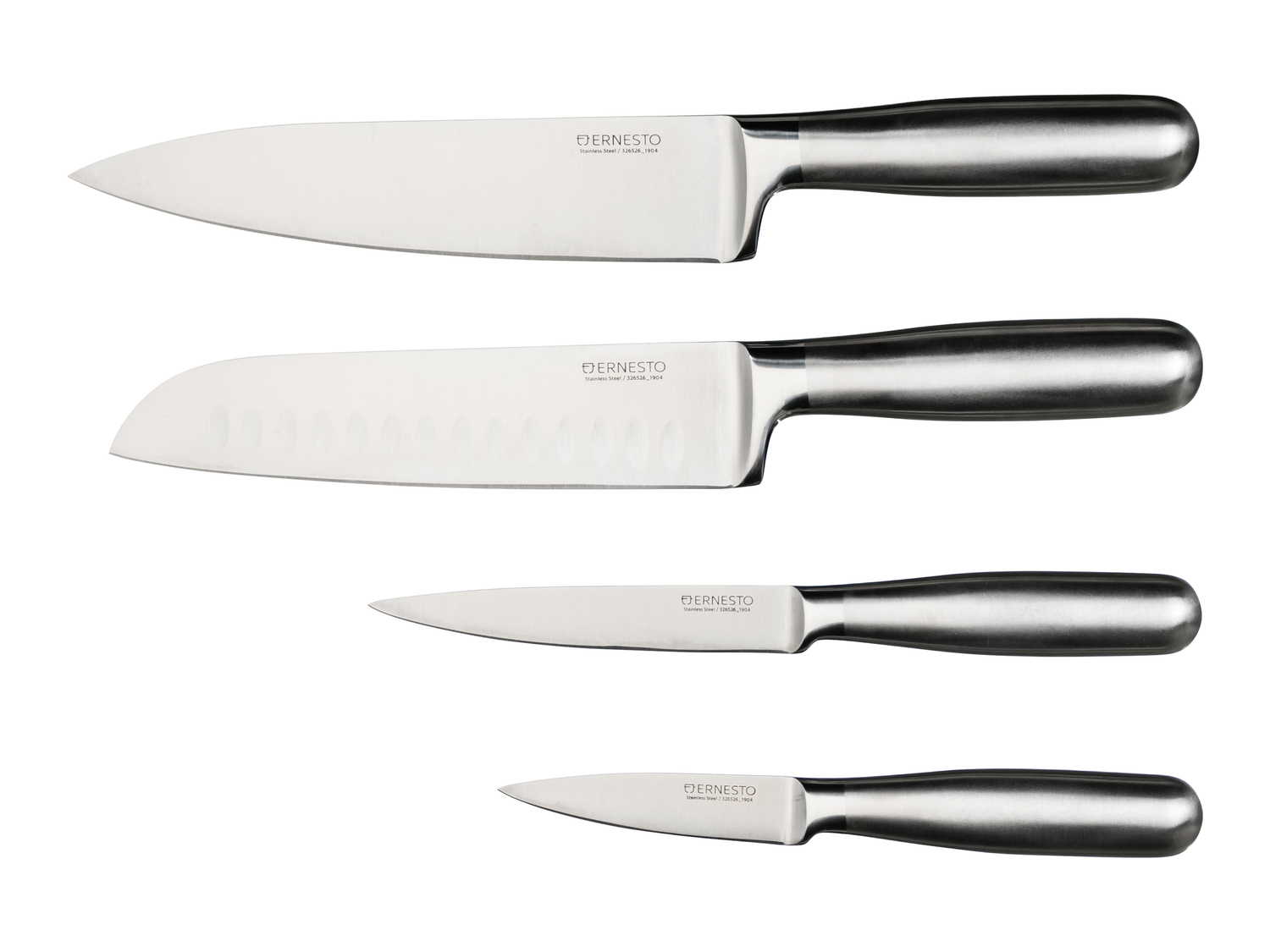 Coltelli con manico in bambù o in acciaio Ernesto, prezzo 6.99 €
Caratteristiche
...