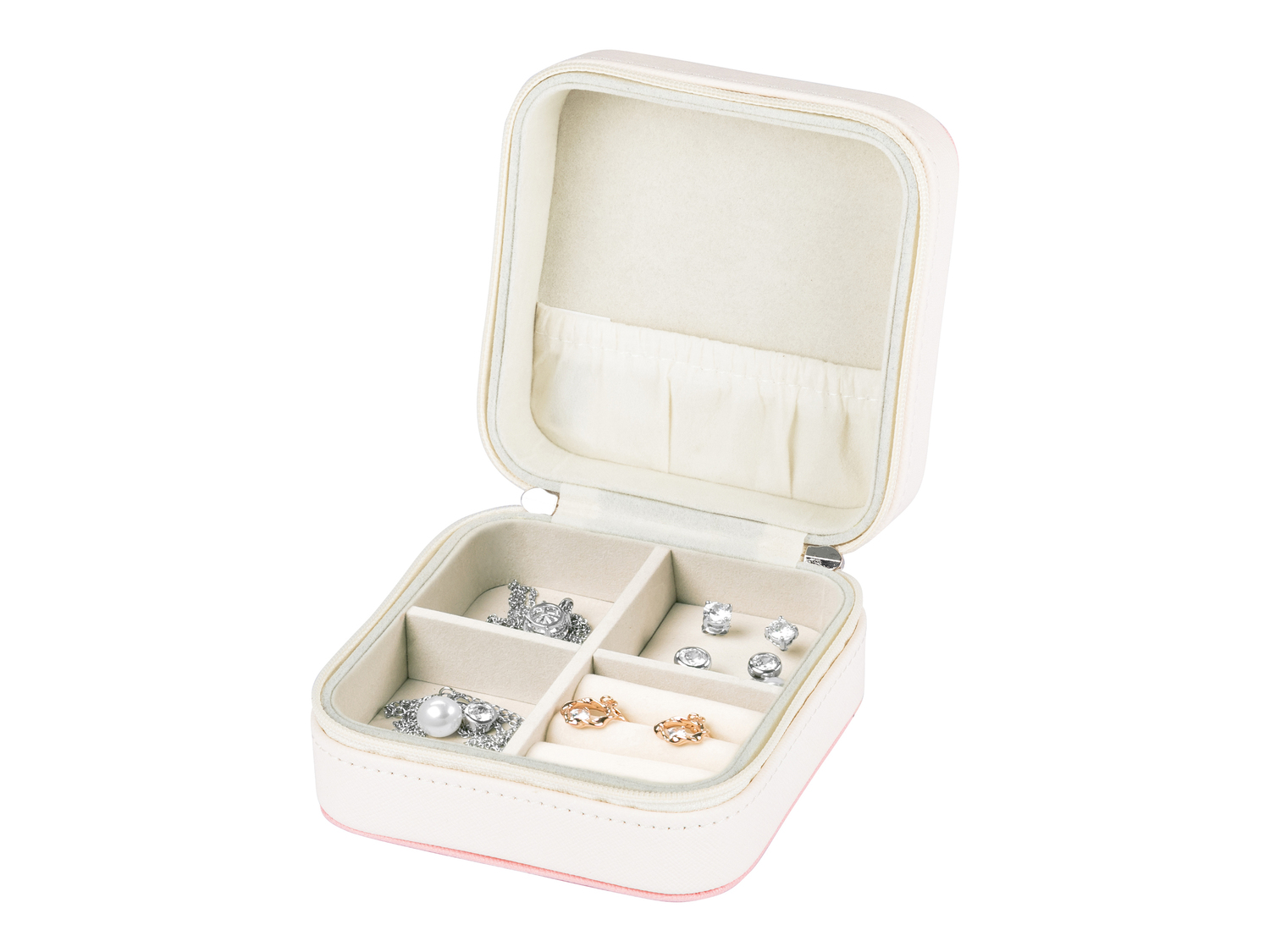 Cofanetto portagioie Livarno Living, prezzo 6.99 €
- 3 o 4 scomparti
Caratteristiche ...