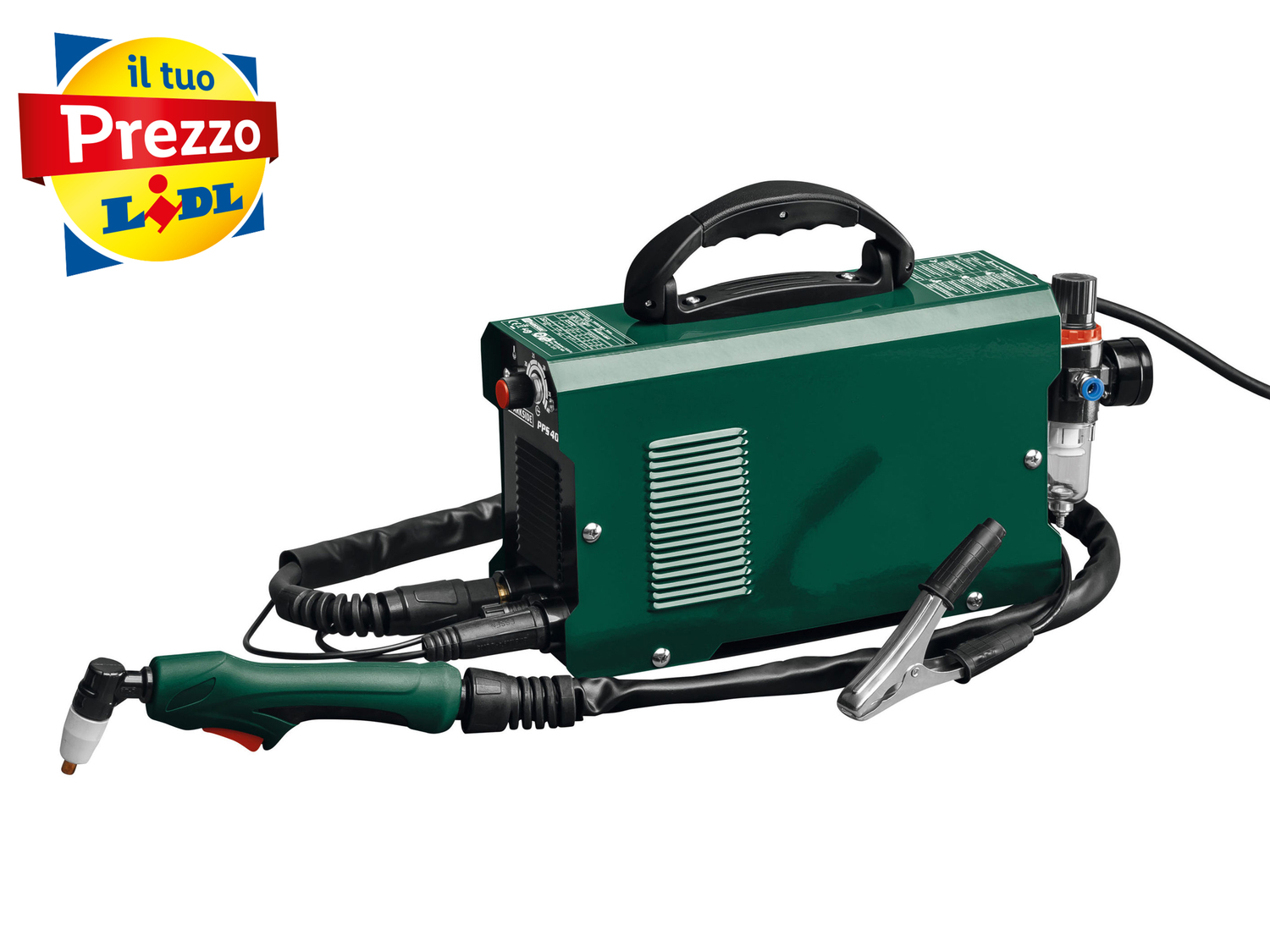 Tagliatrice al plasma Parkside PPS 40 B2, prezzo 129.00 €
- Raggio al plasma ...