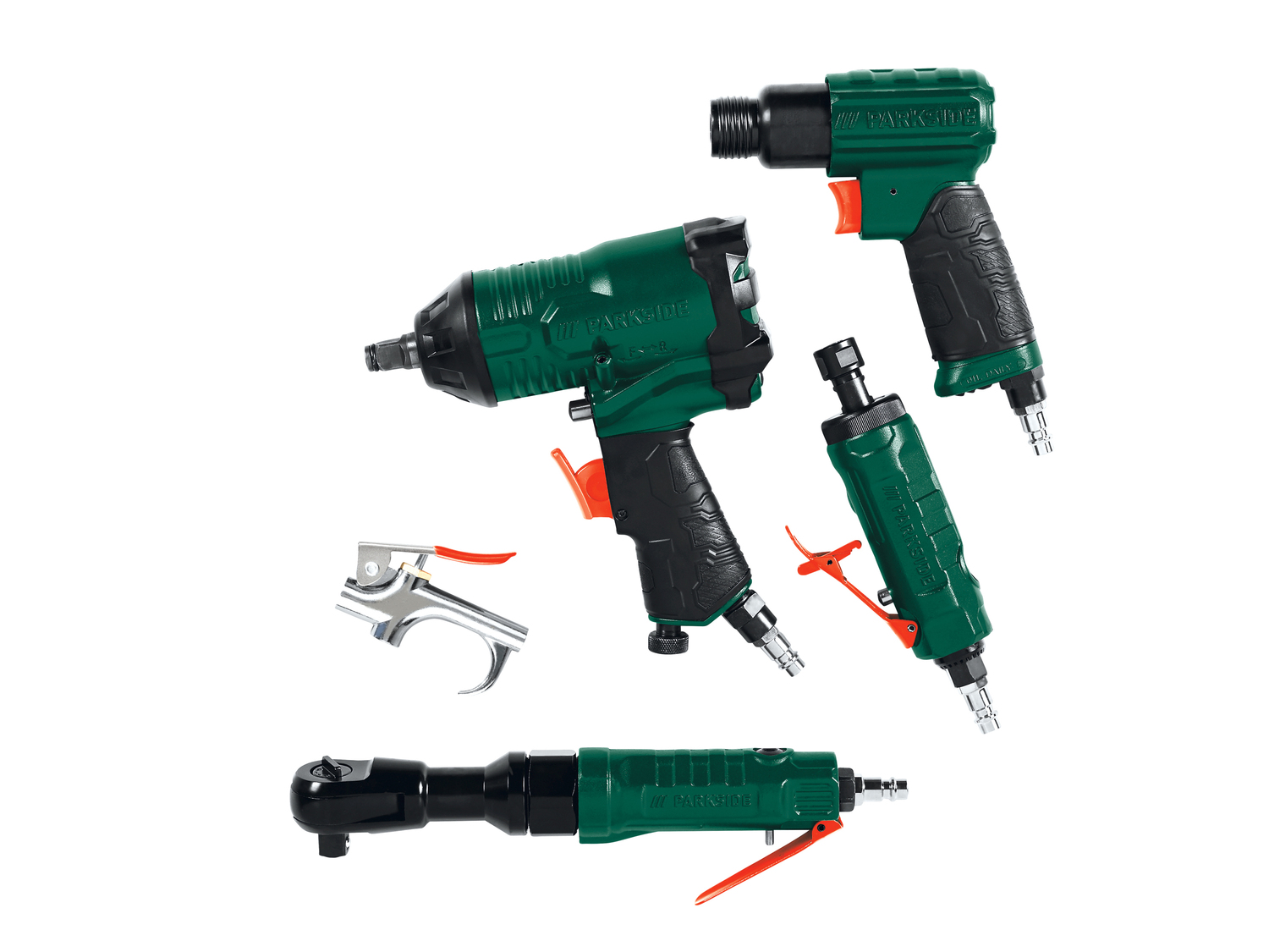 Set accessori per compressore Parkside, prezzo 69.00 € 
Set completo 71 pezzi ...