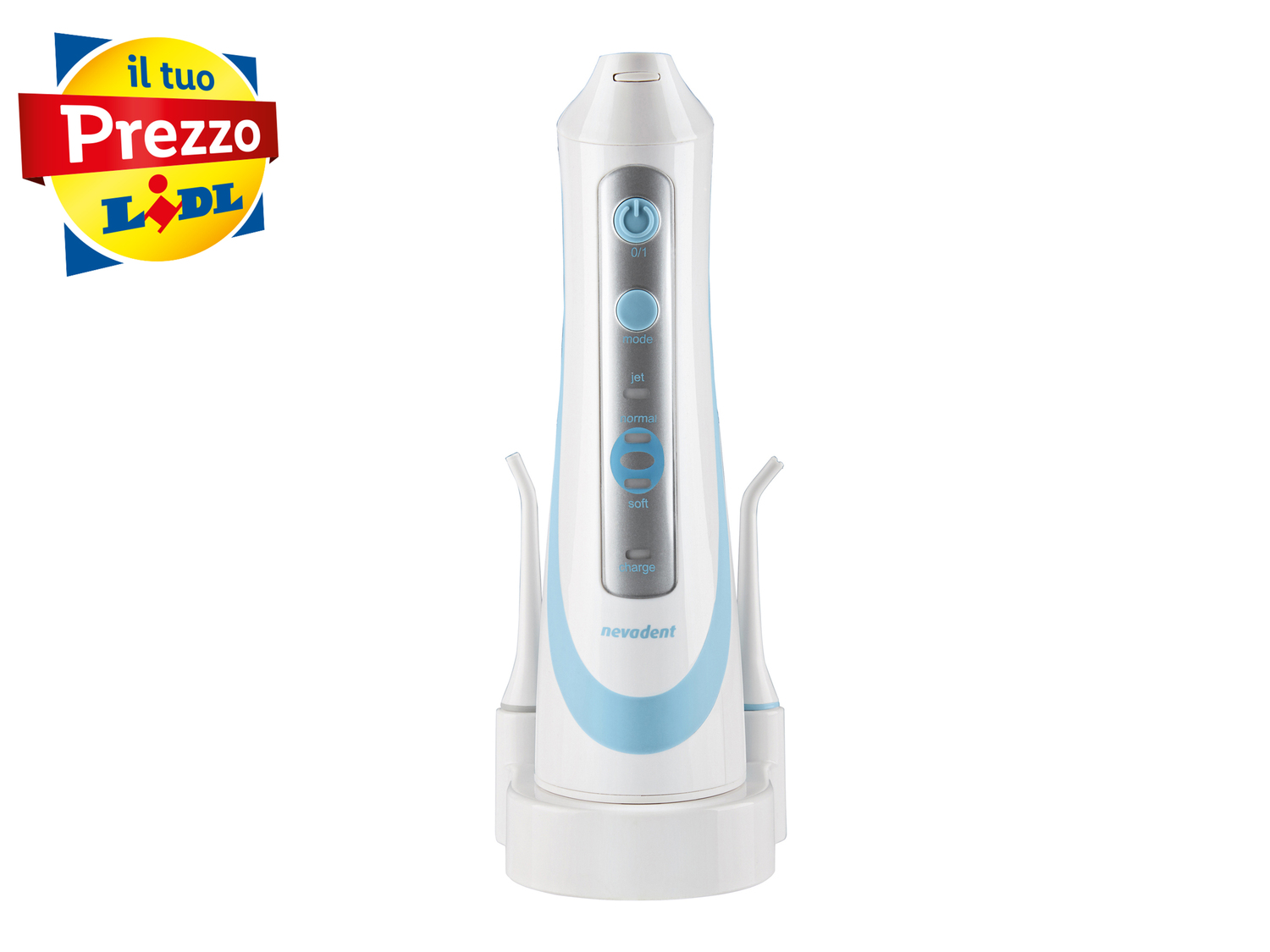 Idropulsore ricaricabile Nevadent, prezzo 14.99 € 
- Intensità del getto d&#039;acqua ...