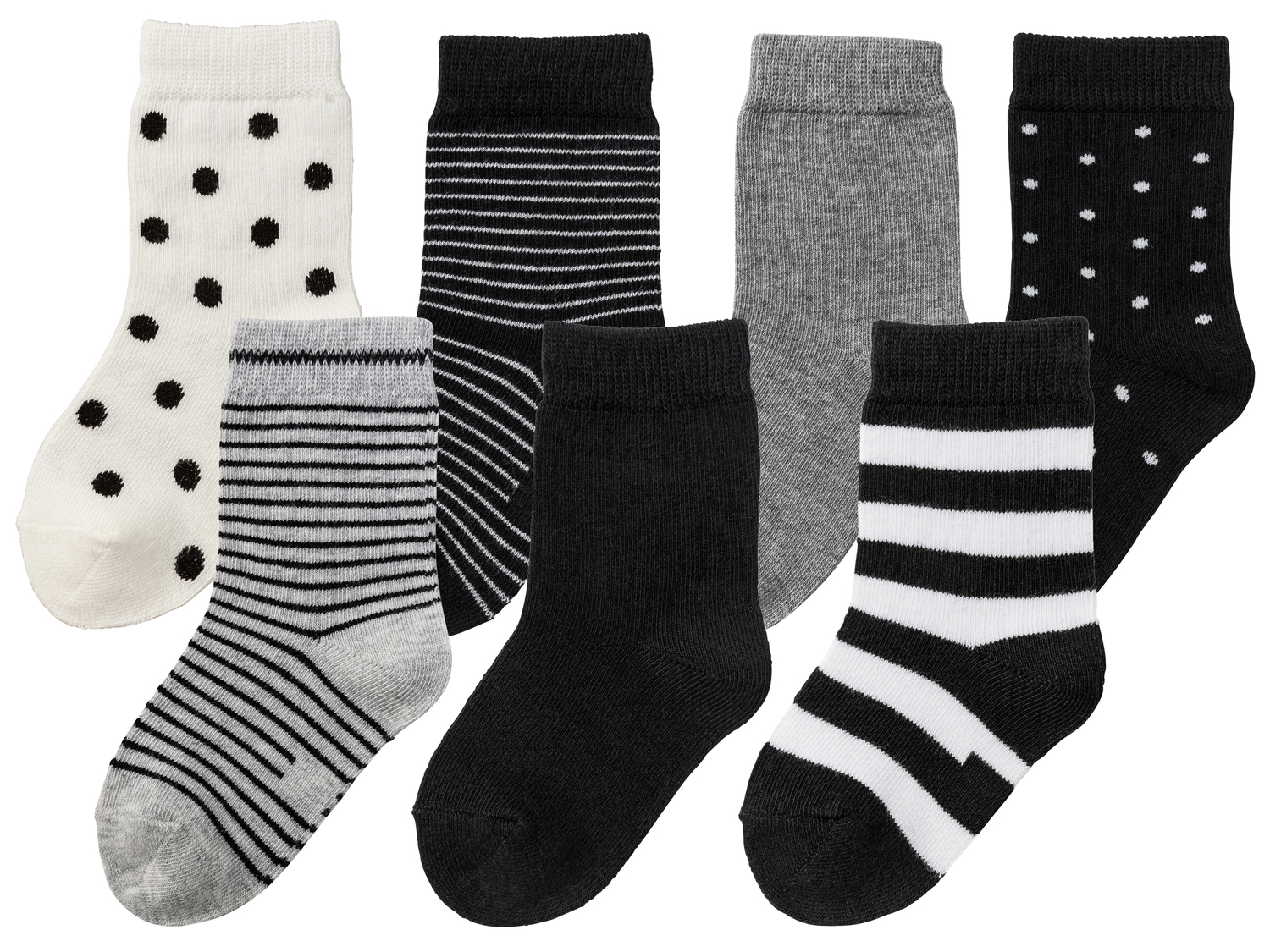 Calze da bambina Lupilu, prezzo 4.99 €
7 paia - Misure: 19-34
Taglie ...