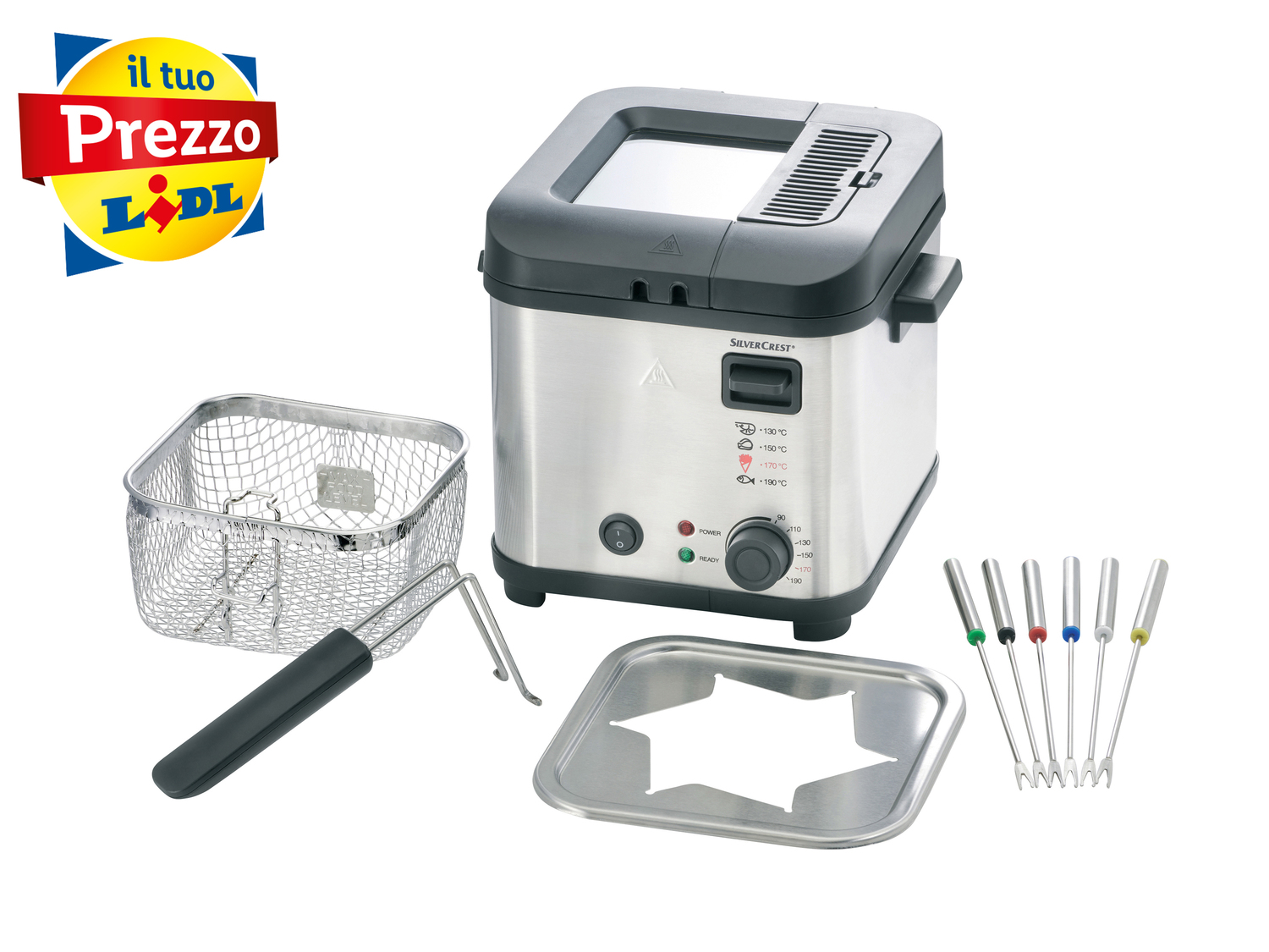 Mini friggitrice 2 in 1 Silvercrest Kitchen Tools, prezzo 19.99 €
- Friggitrice ...