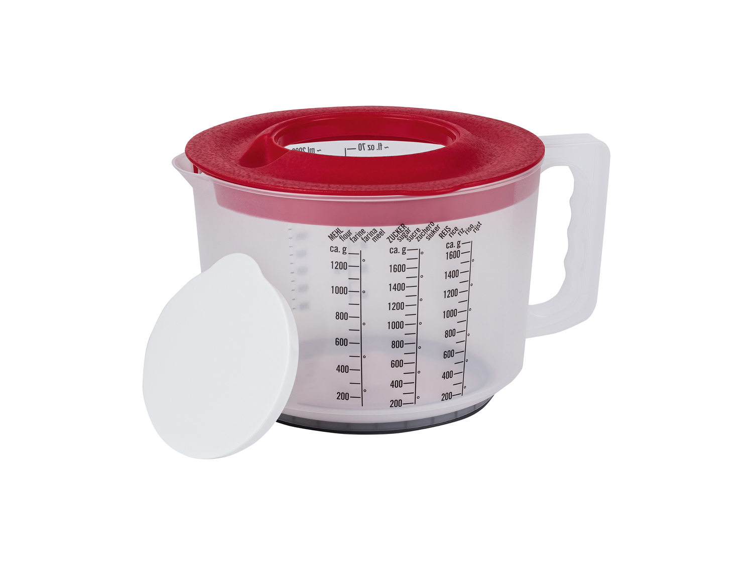Caraffa graduata o recipiente per frullatore con coperchio Ernesto, prezzo 2.99 ...