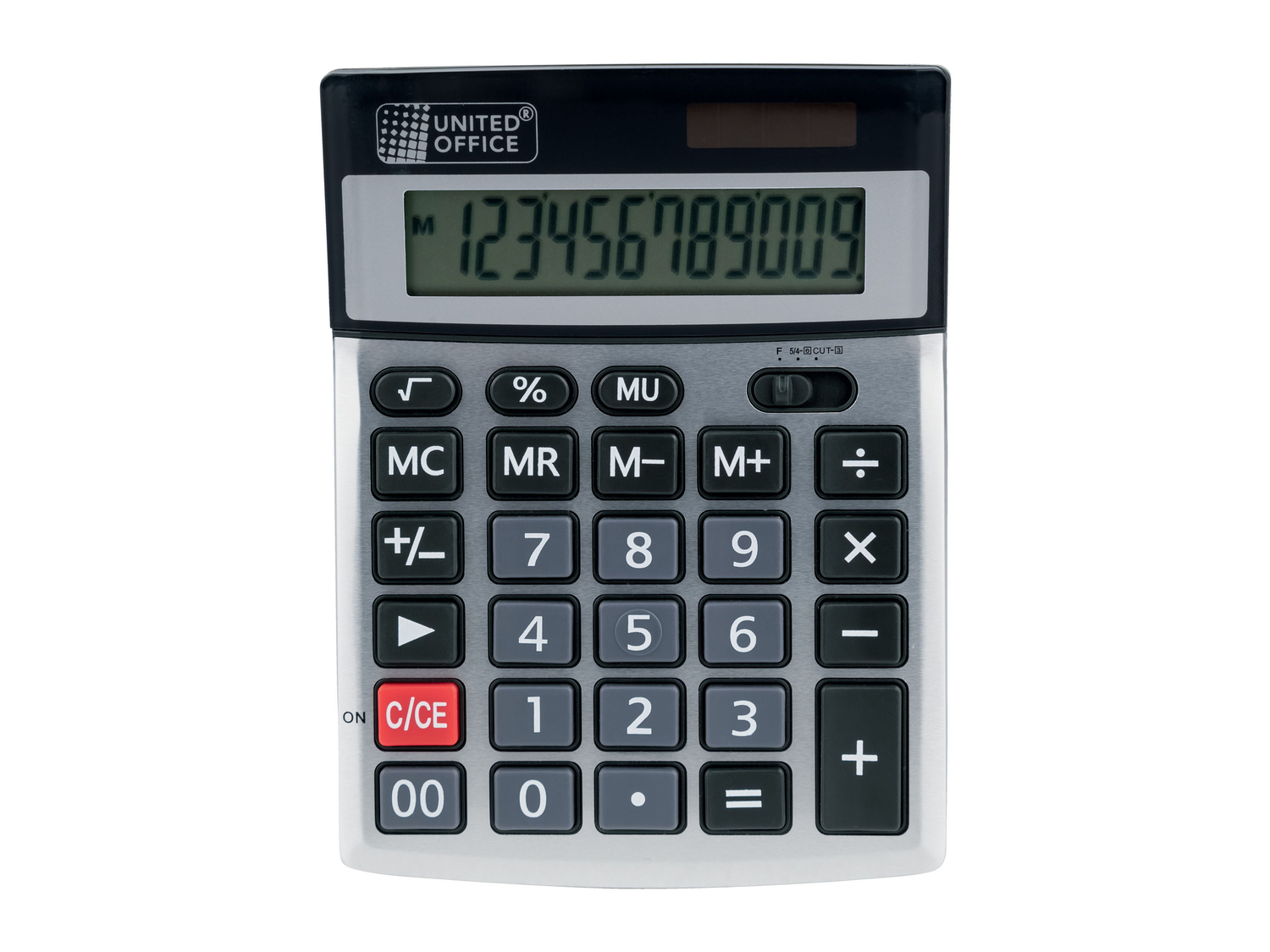 Calcolatrice da tavolo United Office, prezzo 3.99 €
- Display a 12 cifre
- ...
