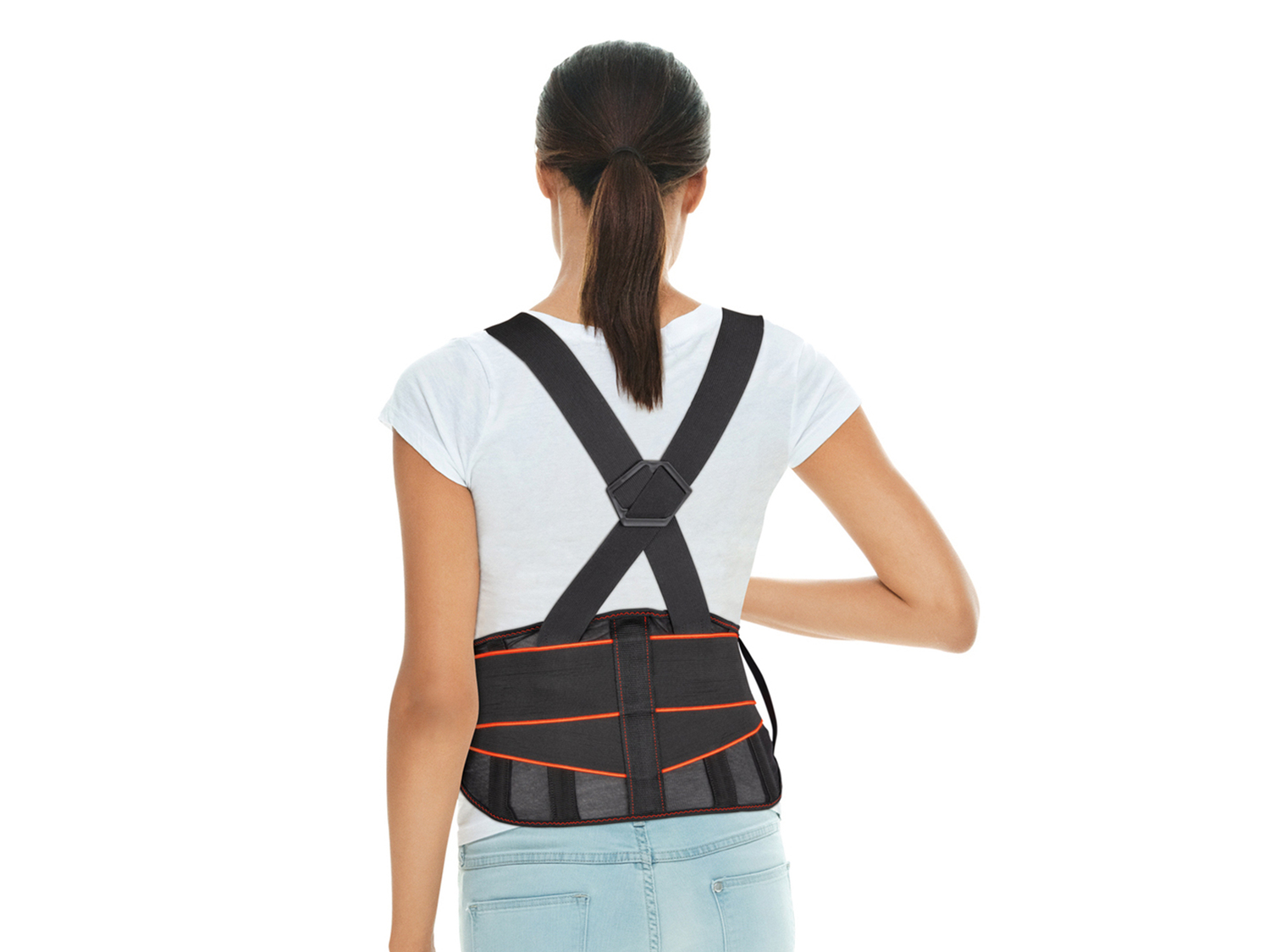 Correttore posturale Sensiplast, prezzo 9.99 €
Cinghia di supporto per schiena:
- ...