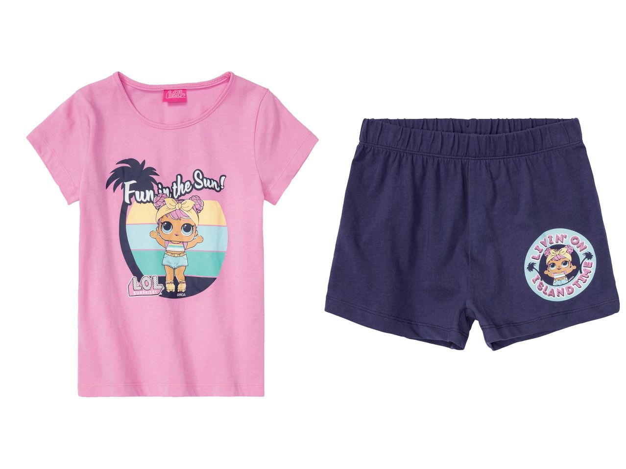 Pigiama corto da bambina Peanuts, Spirit, , prezzo 8.99 EUR