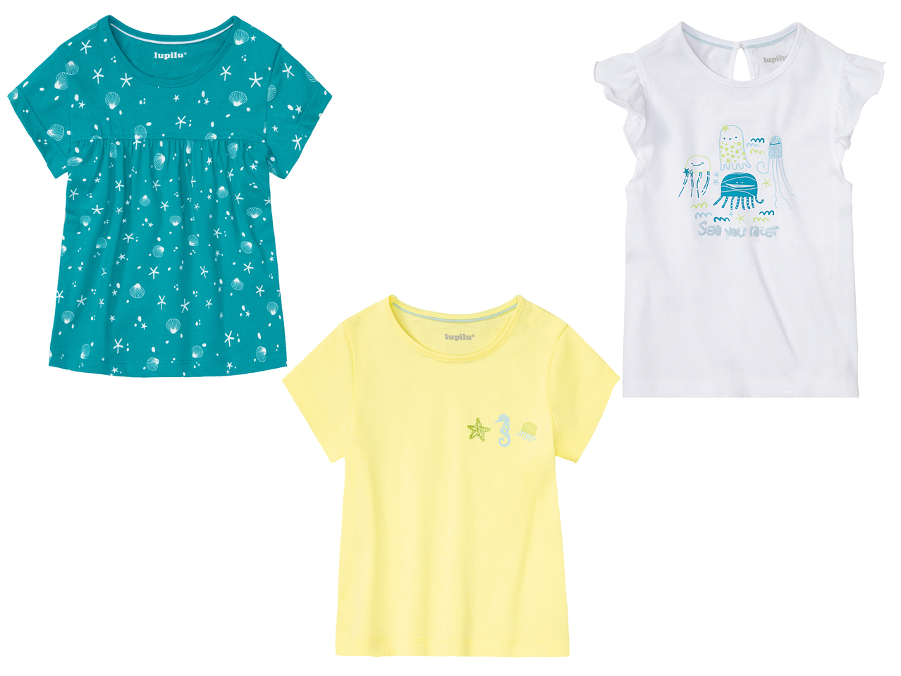 T-shirt da bambina , prezzo 6.99 EUR
T-shirt da bambina 3 pezzi - Misure: 1-6 ...