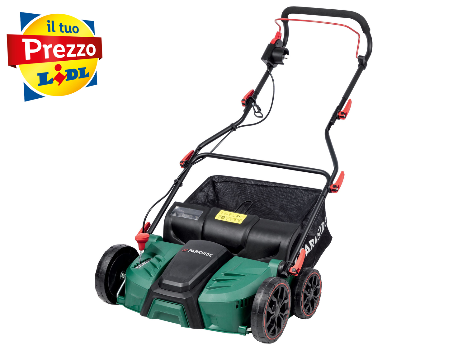 Scarificatore e arieggiatore elettrico Parkside, prezzo 79.00 € 
- Regolazione ...