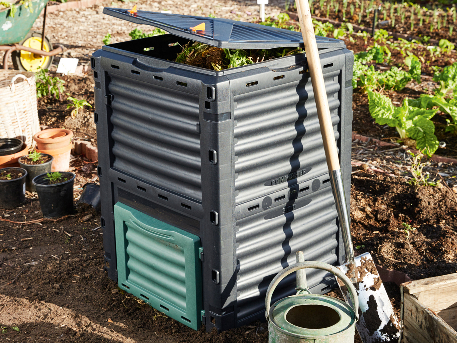 Contenitore per compostaggio Parkside, prezzo 24.99 €
300 L
- Coperchio ...