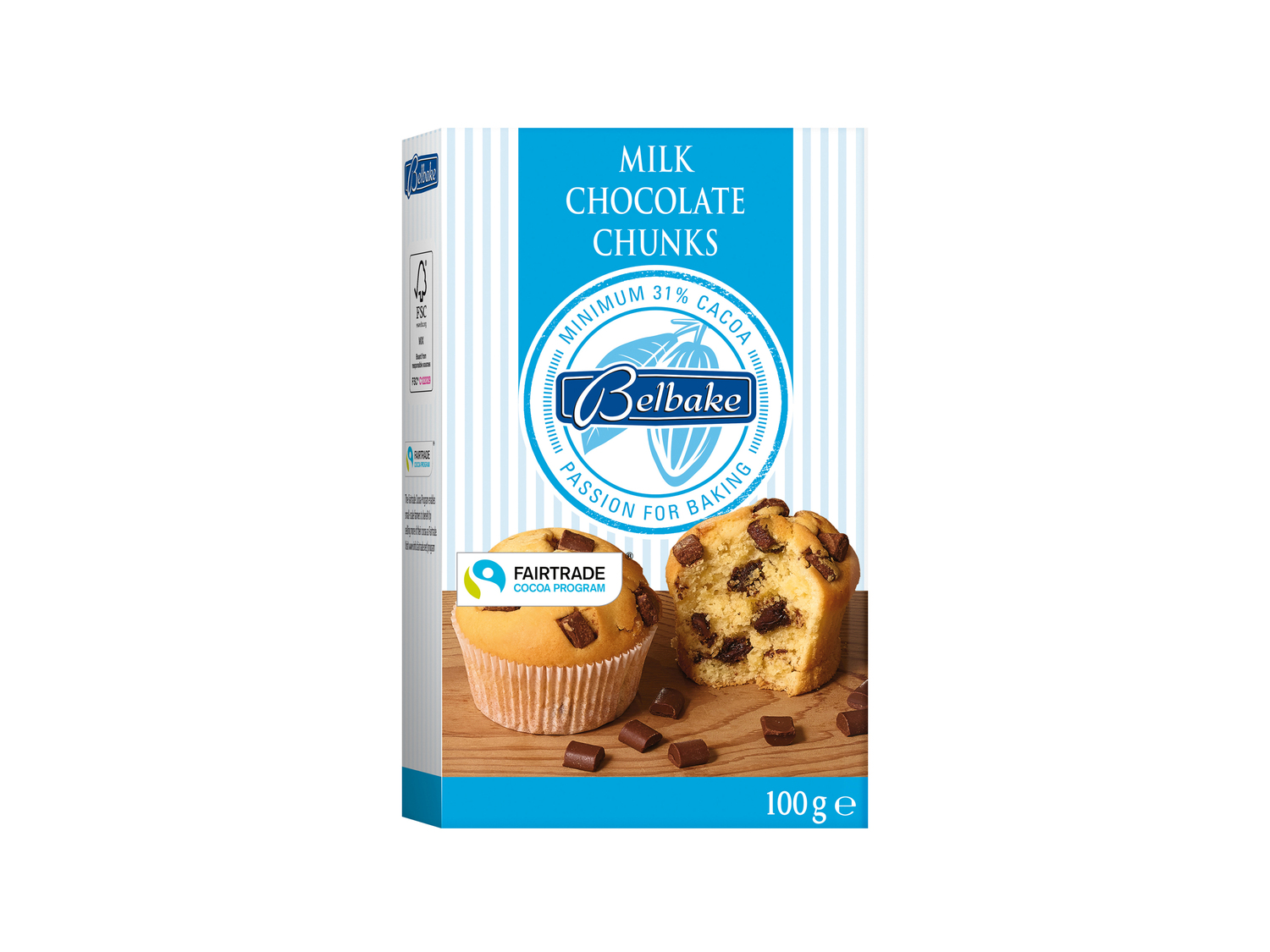 Pezzetti di cioccolato Fairtrade, prezzo 0.99 €
- Fondente o al latte
- Cacao ...