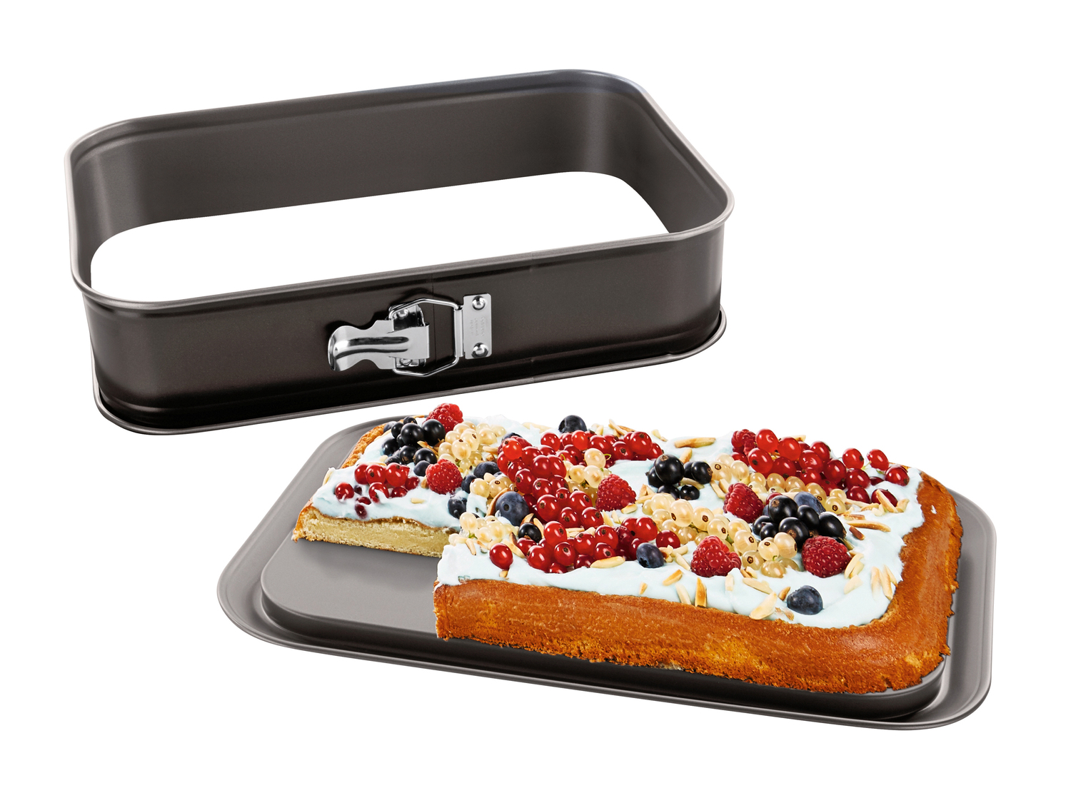 Tortiera rettangolare con cerniera Ernesto, prezzo 7.99 €
- 39 x 27,5 ...
