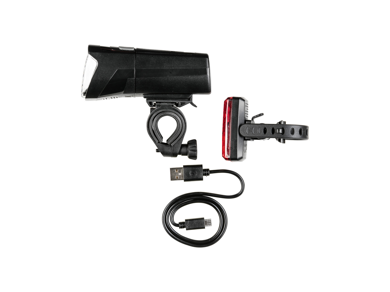 Set fari LED per bici Crivit, prezzo 8.99 €
- Luce anteriore: faro con ...
