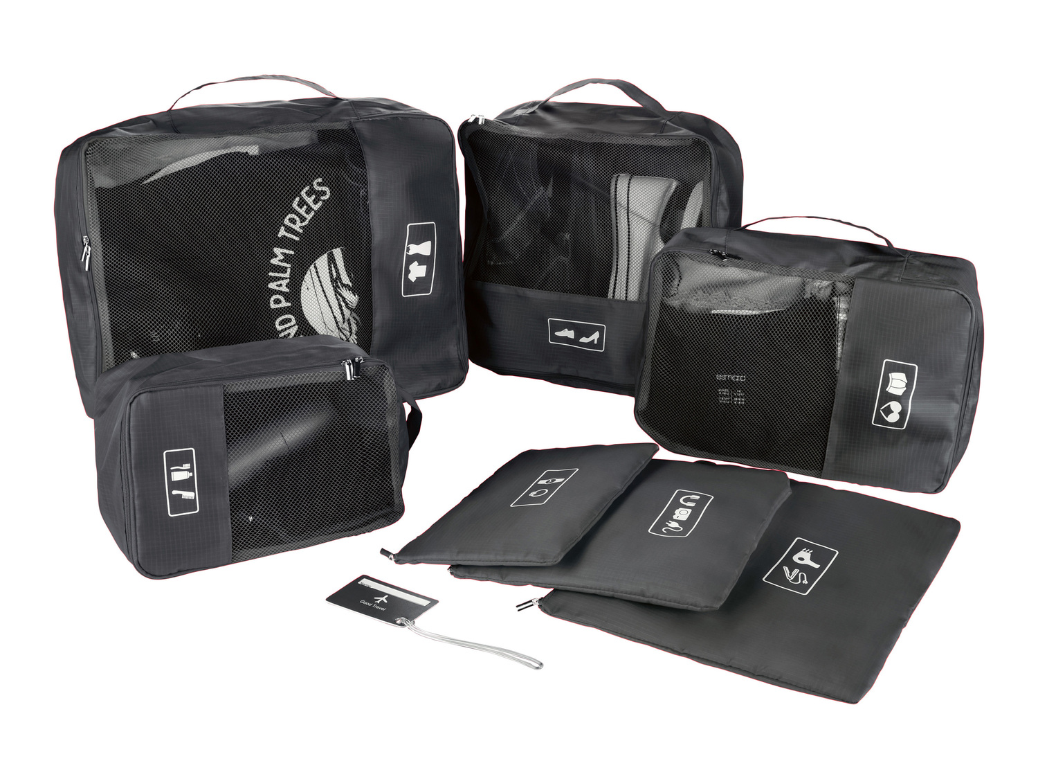 Set organizer per valigia Top-move-var, prezzo 9.99 €
- 7 buste e 1 etichetta ...