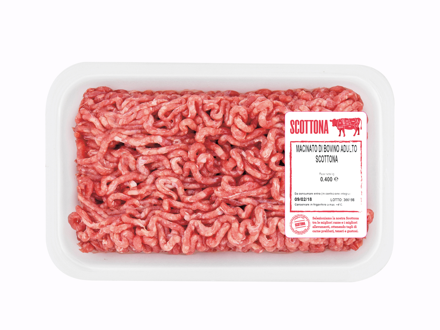 Macinato di scottona , prezzo 2.79 €
- Per gustosi ragù o polpette di carne