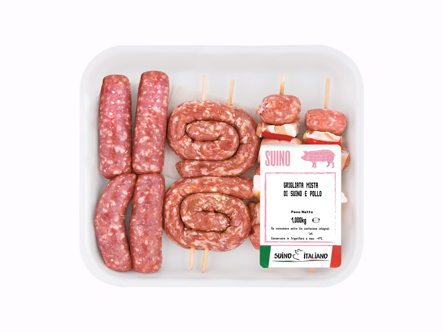 Grigliata mista di suino e pollo , prezzo 6.29 €
- Un perfetto mix per una grigliata ...