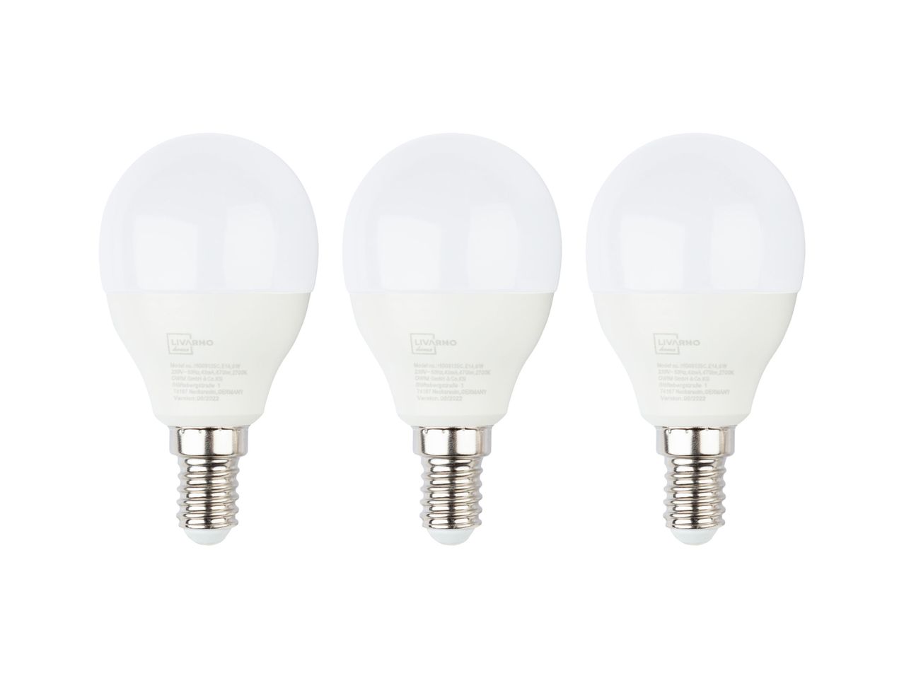 Lampadina LED , prezzo 3.49 EUR
Lampadina LED 2 o 3 pezzi
- 2700 K
- Bianco caldo
A ...