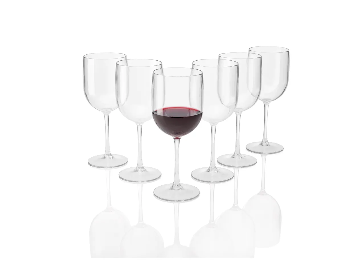 Set bicchieri , prezzo 11.99 EUR 
Set bicchieri 6 pezzi 
- Anche in plastica trasparente
- ...